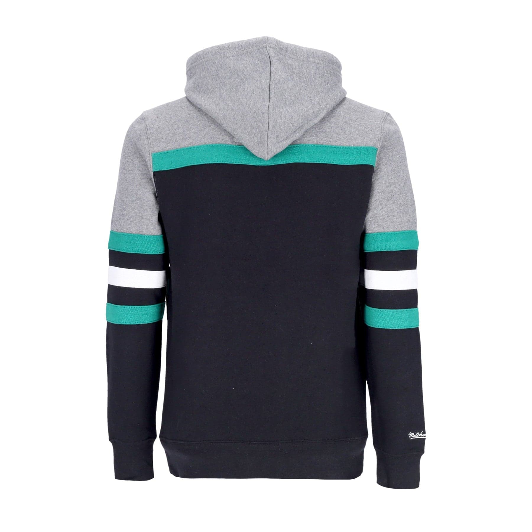 MITCHELL &amp; NESS Felpa Cappuccio Uomo Nba Headcoach Hoodie Hardwood Classics Boscel Black da uomo in Felpe con cappuccio e felpe Drestige - Casamassima, commercioVirtuoso.it
