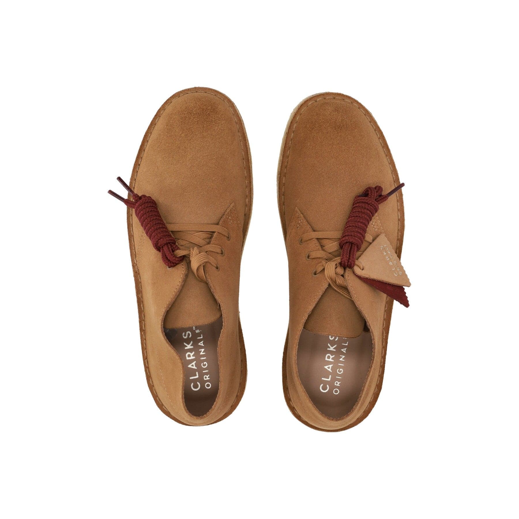 CLARKS Scarpa Lifestyle Uomo Desert Coal Dark Sand Suede da uomo in Scarpe stringate basse Drestige - Casamassima, commercioVirtuoso.it