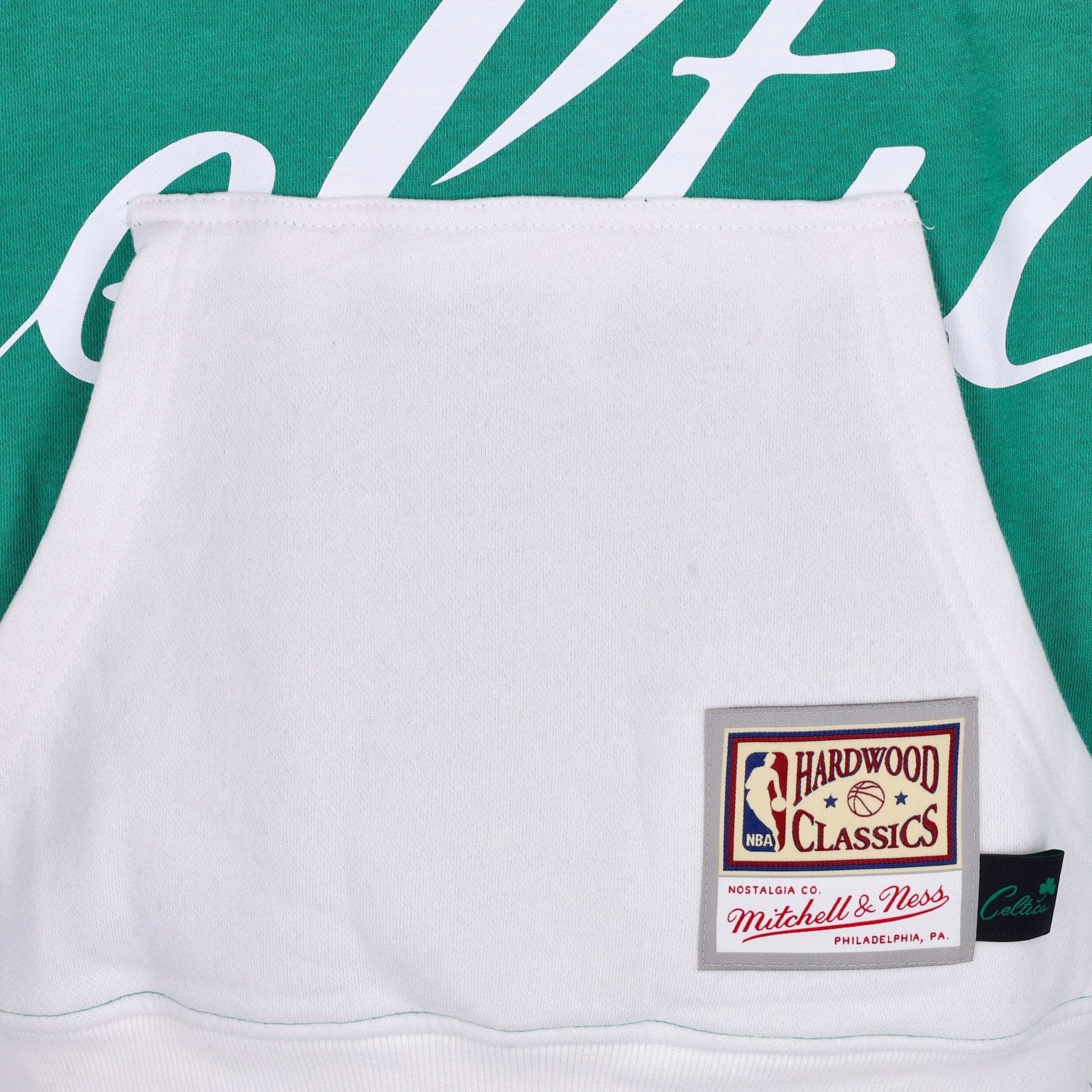 MITCHELL &amp; NESS Felpa Cappuccio Uomo Nba Big Face Hoodie 5.0 Hardwood Classics Boscel Green da uomo in Felpe con cappuccio Drestige - Casamassima, commercioVirtuoso.it