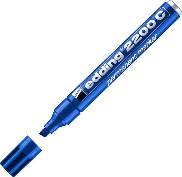 Marcatore Edding 2200C Blu P.Scalpello