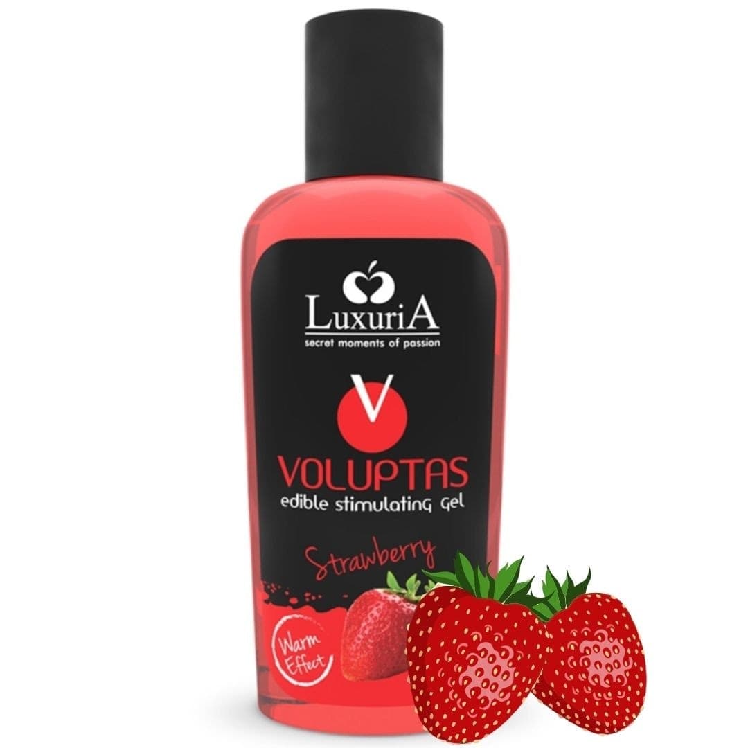Luxuria Voluptas Gel Stimolante Alimentare Effetto Calore - Fragola 100 ml - 2