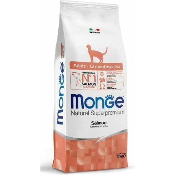 Monge Natural Superpremium Monoprotein secco Gatti Adulti salmone in Secco 101 Market - Poggibonsi, commercioVirtuoso.it