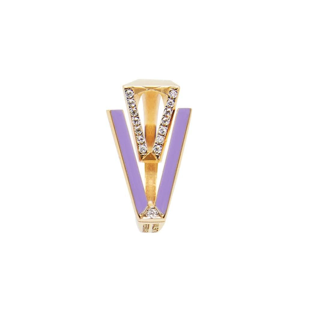 VALENTINA FERRAGNI - ANELLO MIA LILAC in Anelli Alba Gioielli - Casoria, commercioVirtuoso.it