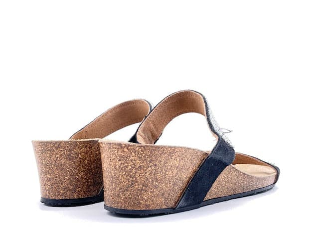 GRUNLAND Ciabatta donna Page nero in Pantofole Calzature Durello - Agna, commercioVirtuoso.it