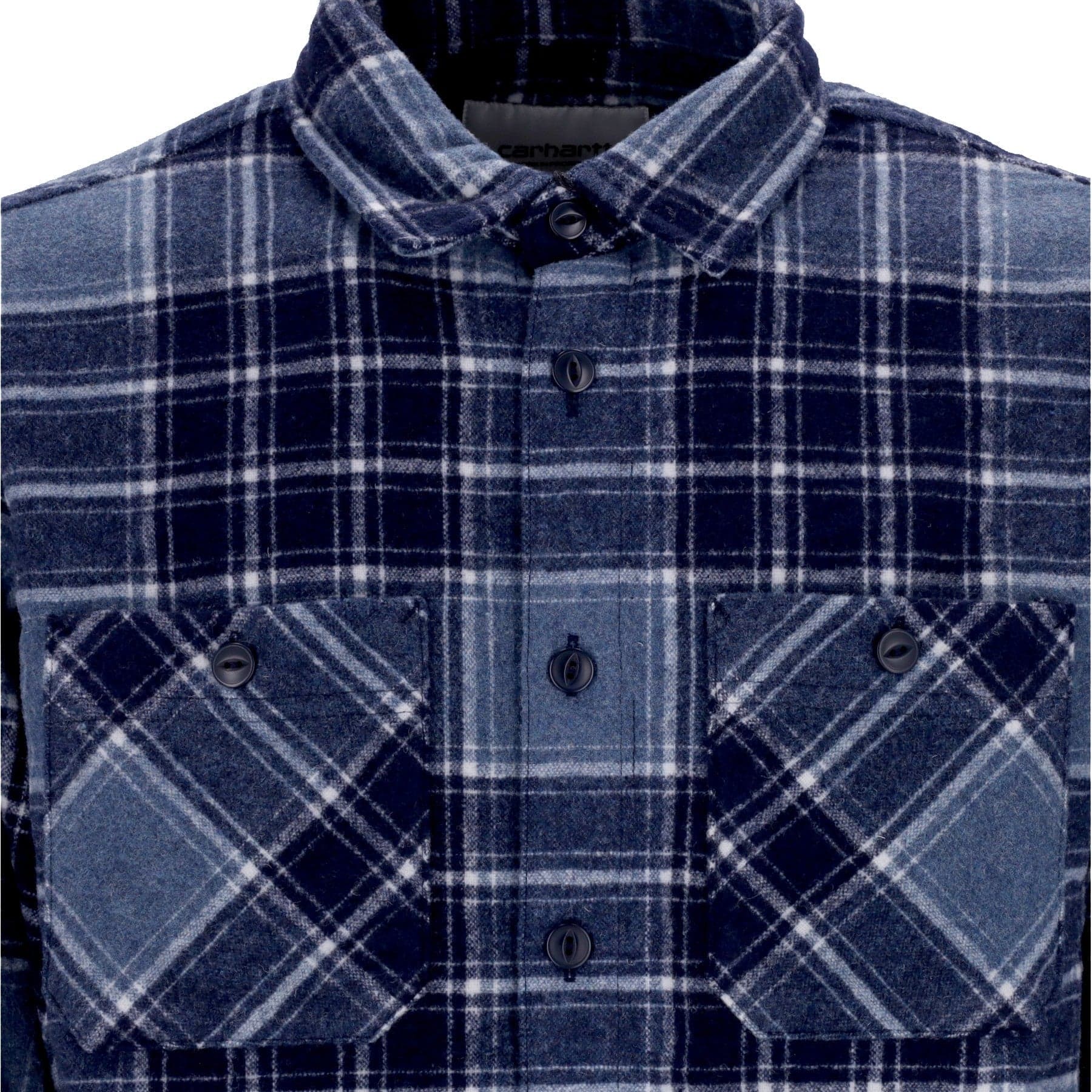 CARHARTT WIP Camicia Manica Lunga Uomo L/s Jared Shirt Jared Check/storm Blue da uomo in Camicie casual Drestige - Casamassima, commercioVirtuoso.it