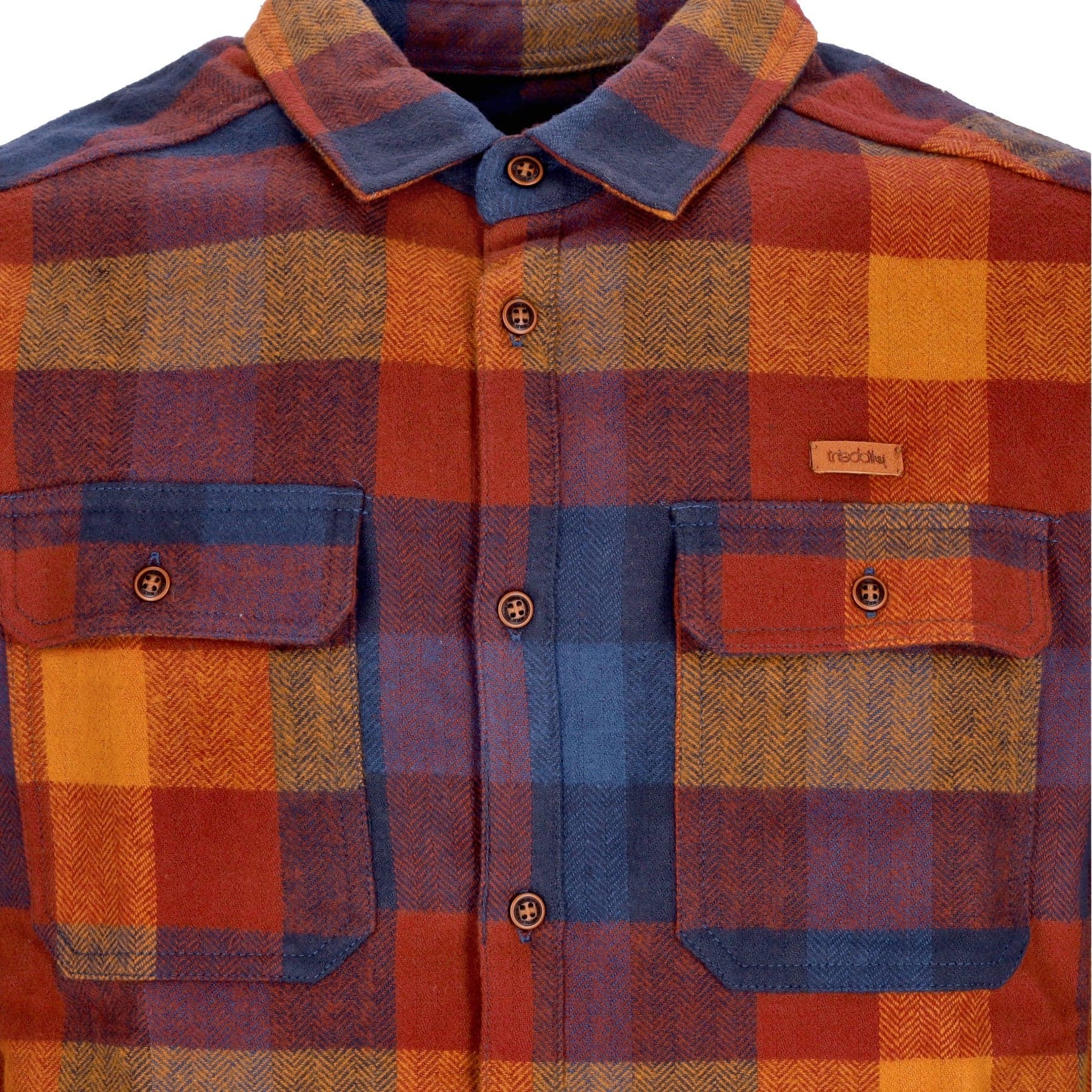 IRIEDAILY Camicia Manica Lunga Uomo Lumber Fella Shirt Dark Rum da uomo in Camicie casual Drestige - Casamassima, commercioVirtuoso.it