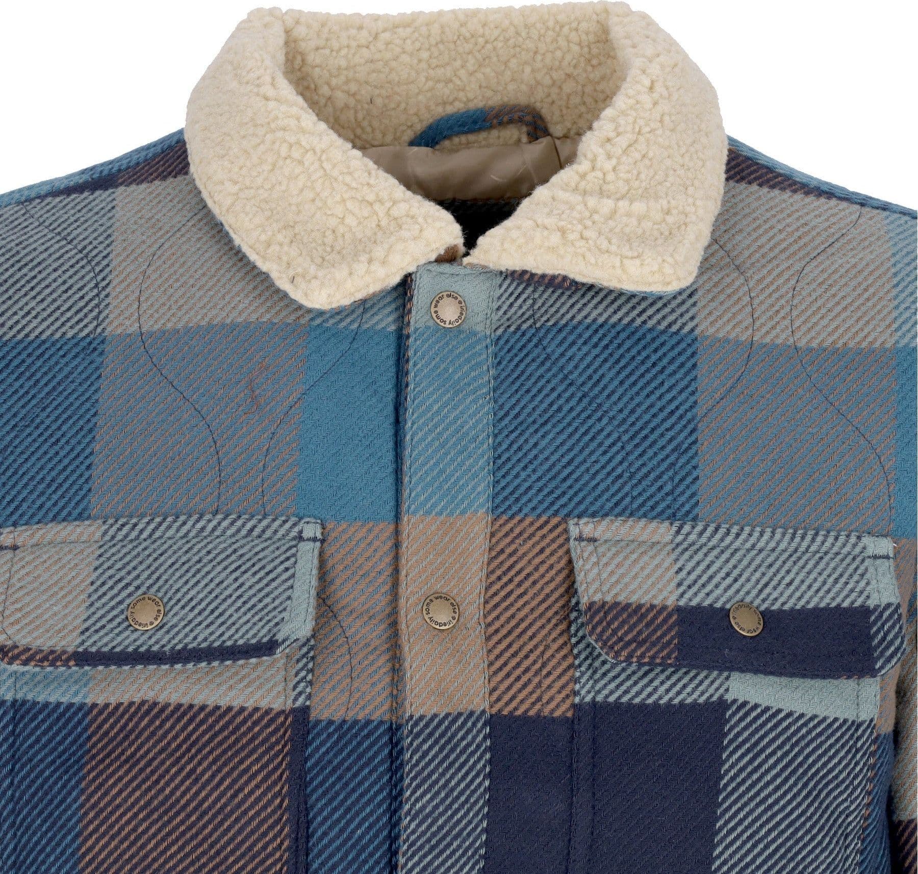 IRIEDAILY Camicia Imbottita Uomo Young Fella Jacket Blue Beryl da uomo in Camicie casual Drestige - Casamassima, commercioVirtuoso.it
