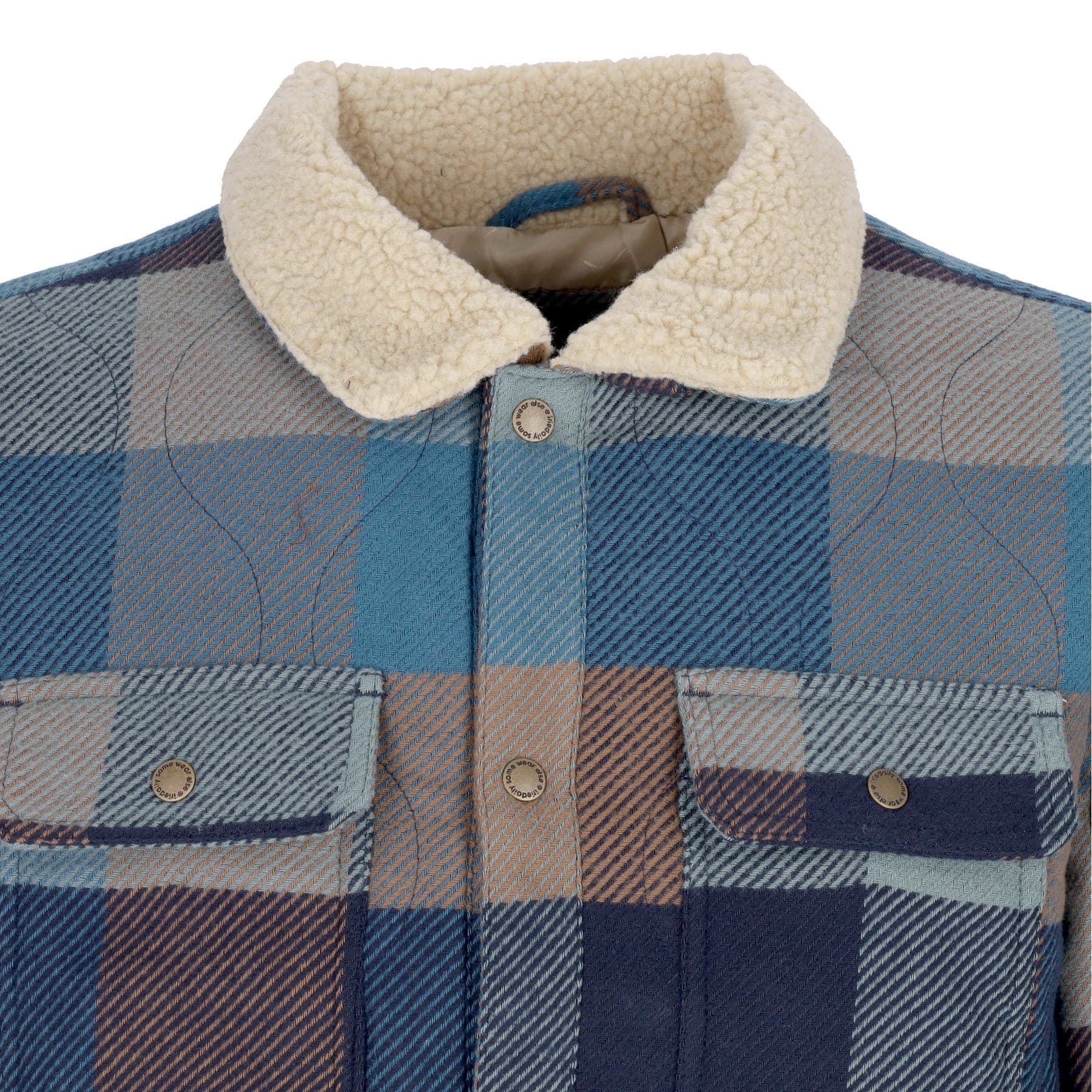 IRIEDAILY Camicia Imbottita Uomo Young Fella Jacket Blue Beryl da uomo in Camicie casual Drestige - Casamassima, commercioVirtuoso.it
