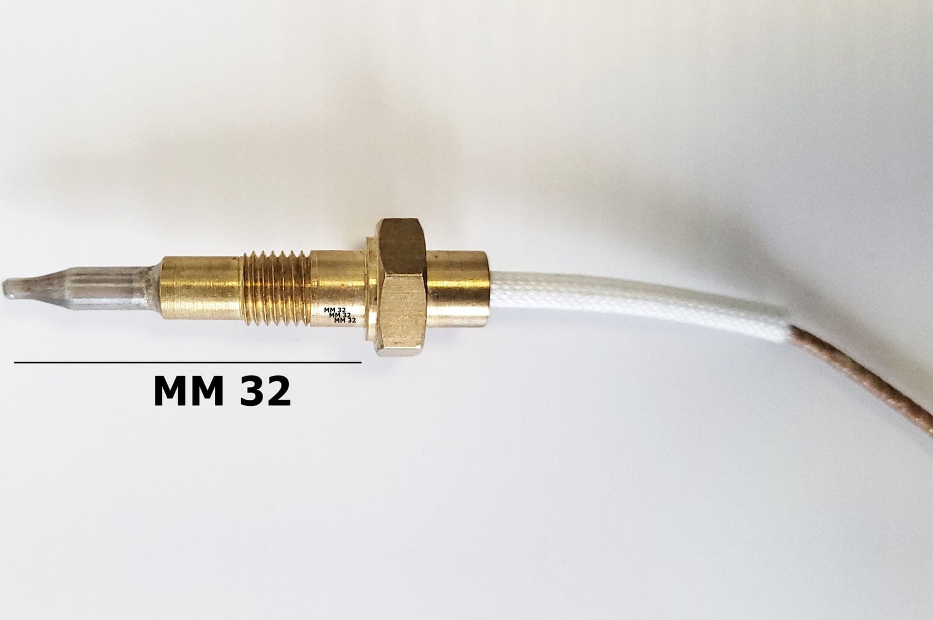 TERMOCOPPIA PER CUCINA A GAS SONDA 32 MM ATTACCO FILETTATO UNIVERSALE TC 40 in prodotto EuroStore07 - Alatri, commercioVirtuoso.it