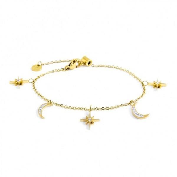 Marlù - Bracciale con lune e rose dei venti