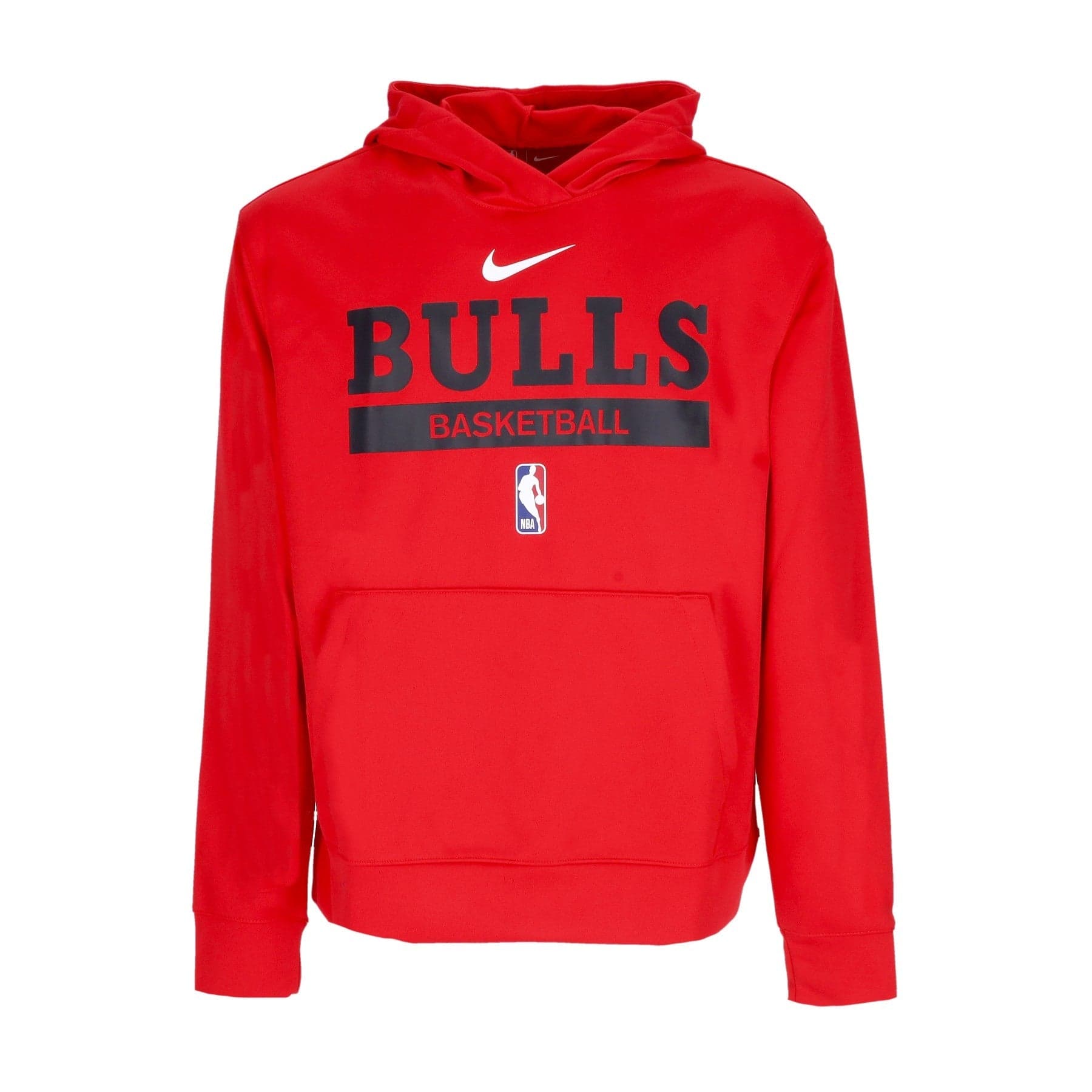 NIKE NBA Felpa Leggera Cappuccio Uomo Nba Dri-fit Spotlight Hoodie Chibul Black da uomo
