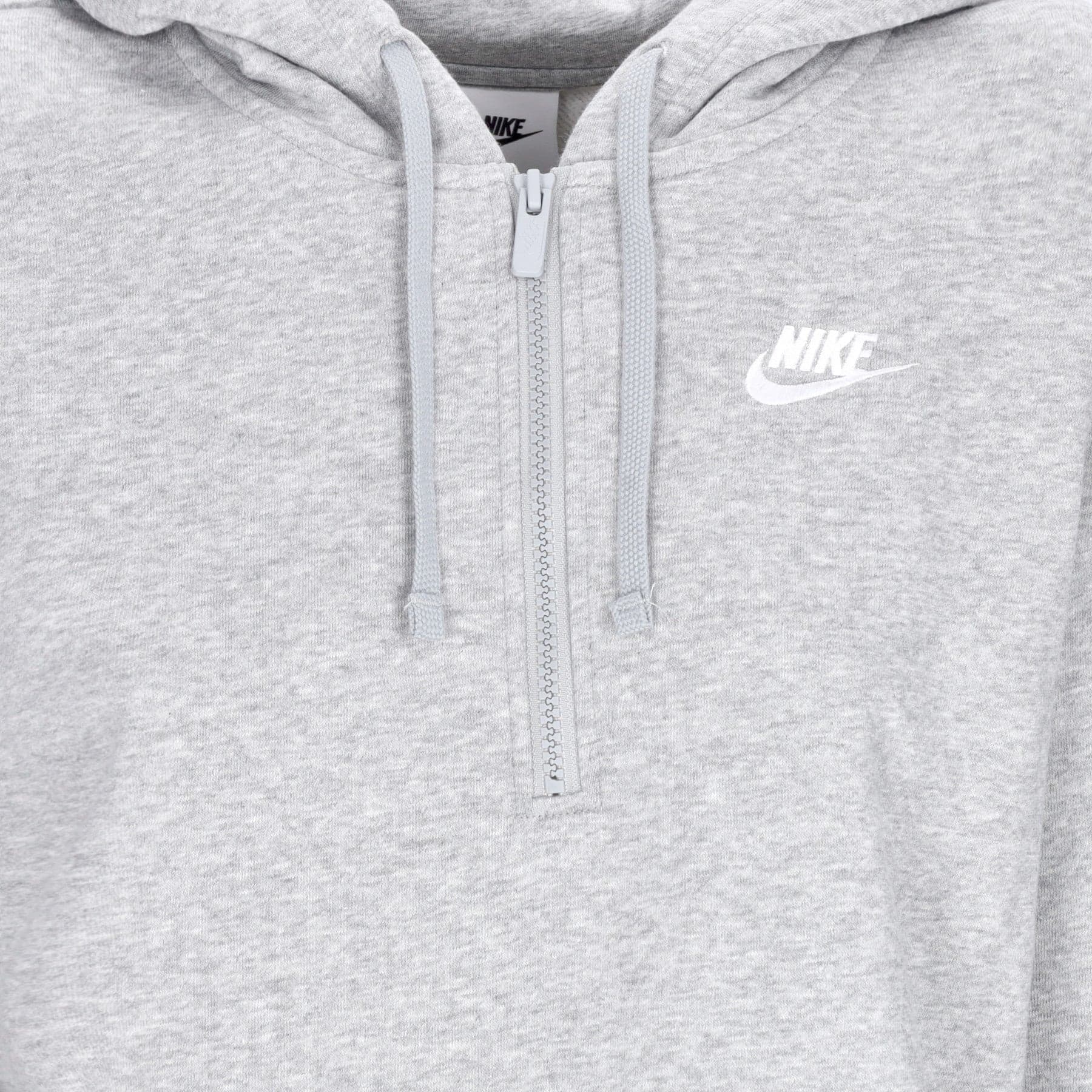 Nike Vestito Donna Sportswear Club Fleece Hoodie Dress Dk Grey Heather/white da donna in Felpe con cappuccio Drestige - Casamassima, commercioVirtuoso.it