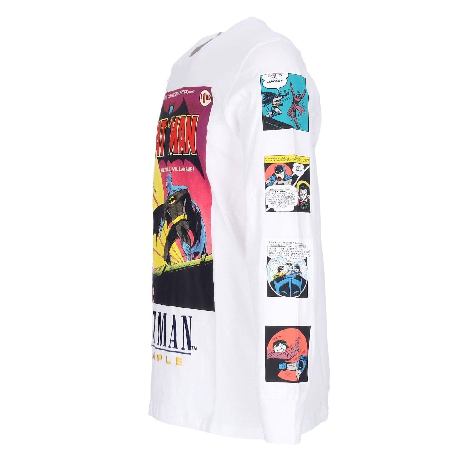 STAPLE Maglietta Manica Lunga Uomo Panel L/s Tee X Batman White da uomo in T-shirt Drestige - Casamassima, commercioVirtuoso.it