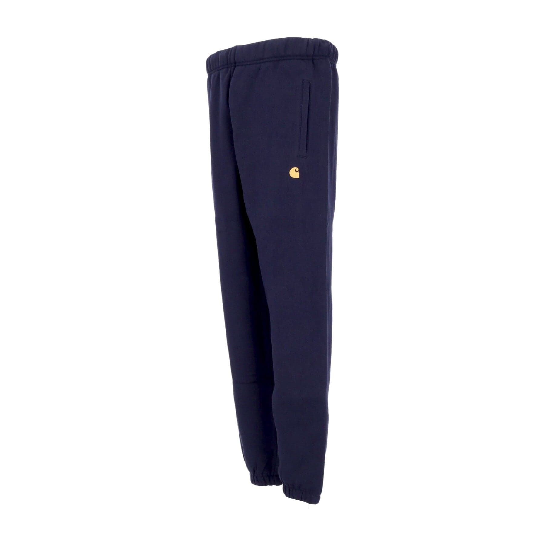 CARHARTT WIP Pantalone Tuta Felpato Uomo Chase Sweat Pant Dark Navy/gold da uomo in Pantaloni sportivi Drestige - Casamassima, commercioVirtuoso.it