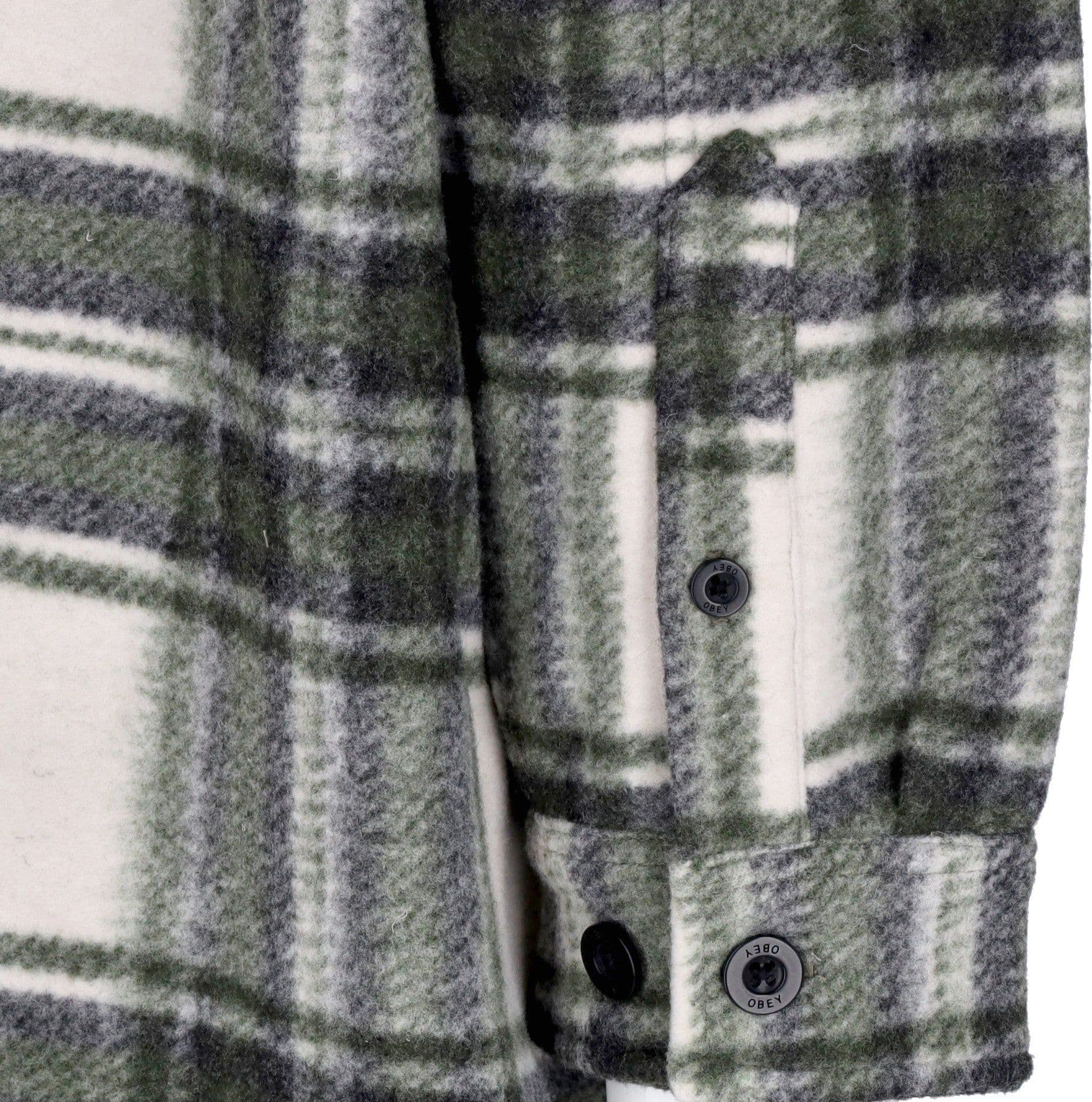 OBEY Camicia Imbottita Donna Taylor Shirt Jacket Cream Plaid da donna in Bluse e camicie Drestige - Casamassima, commercioVirtuoso.it