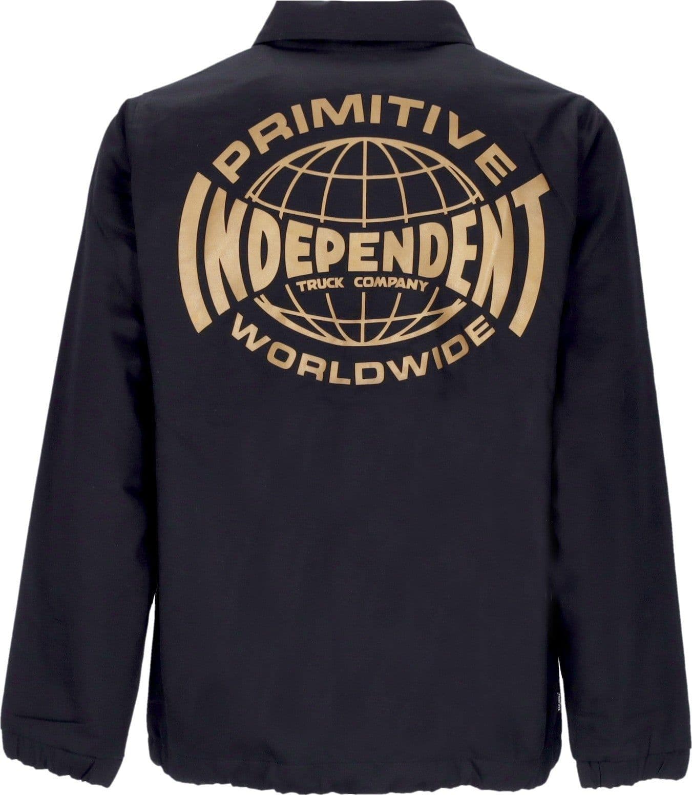 PRIMITIVE Giacca Coach Jacket Uomo Global Coaches Jacket X Independent Black da uomo in Giacche Drestige - Casamassima, commercioVirtuoso.it