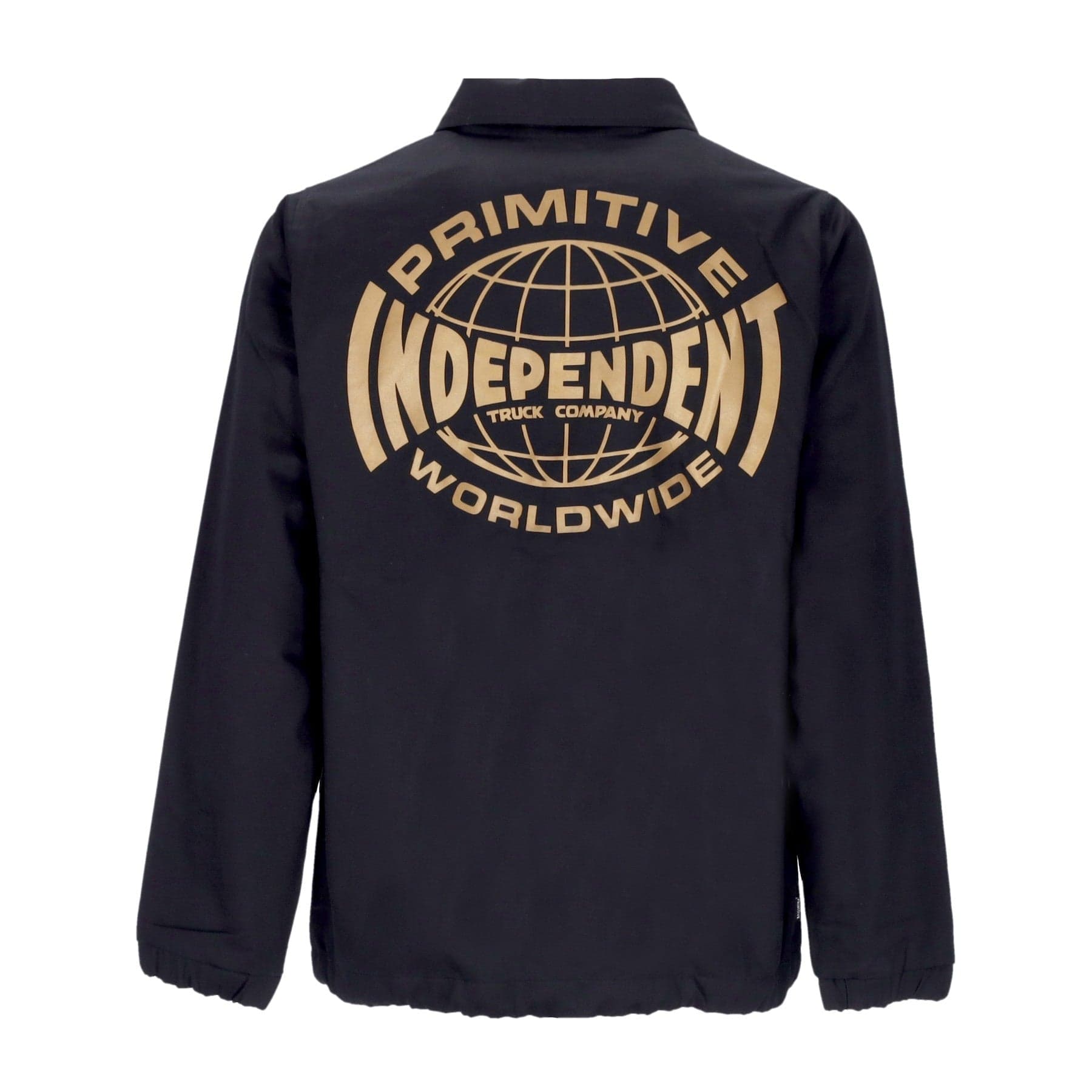 PRIMITIVE Giacca Coach Jacket Uomo Global Coaches Jacket X Independent Black da uomo in Giacche Drestige - Casamassima, commercioVirtuoso.it