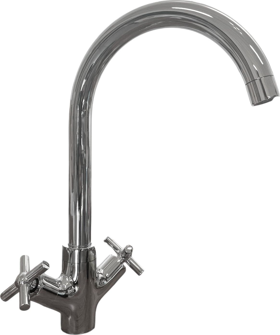 Rubinetto per bagno o cucina maniglie a croce, moderno in Rubinetti per vasca BagnoClic.it - Pregnana Milanese, commercioVirtuoso.it