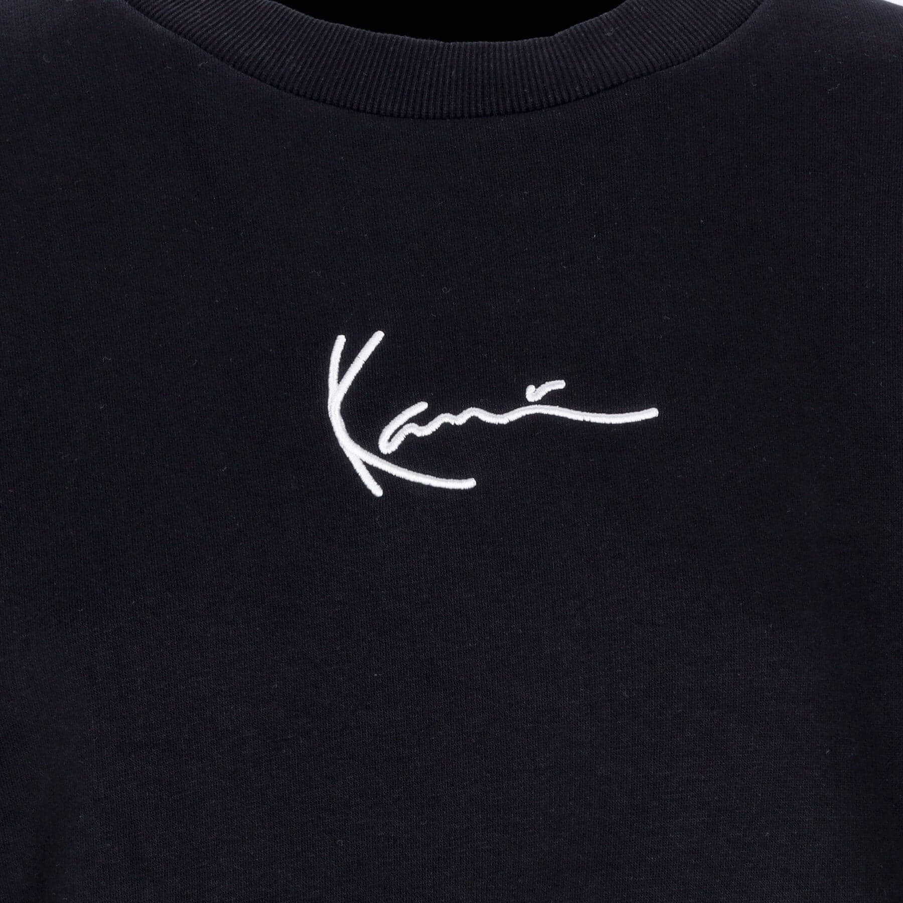 KARL KANI Felpa Girocollo Donna Small Signature Crew Black da donna in Felpe con cappuccio Drestige - Casamassima, commercioVirtuoso.it