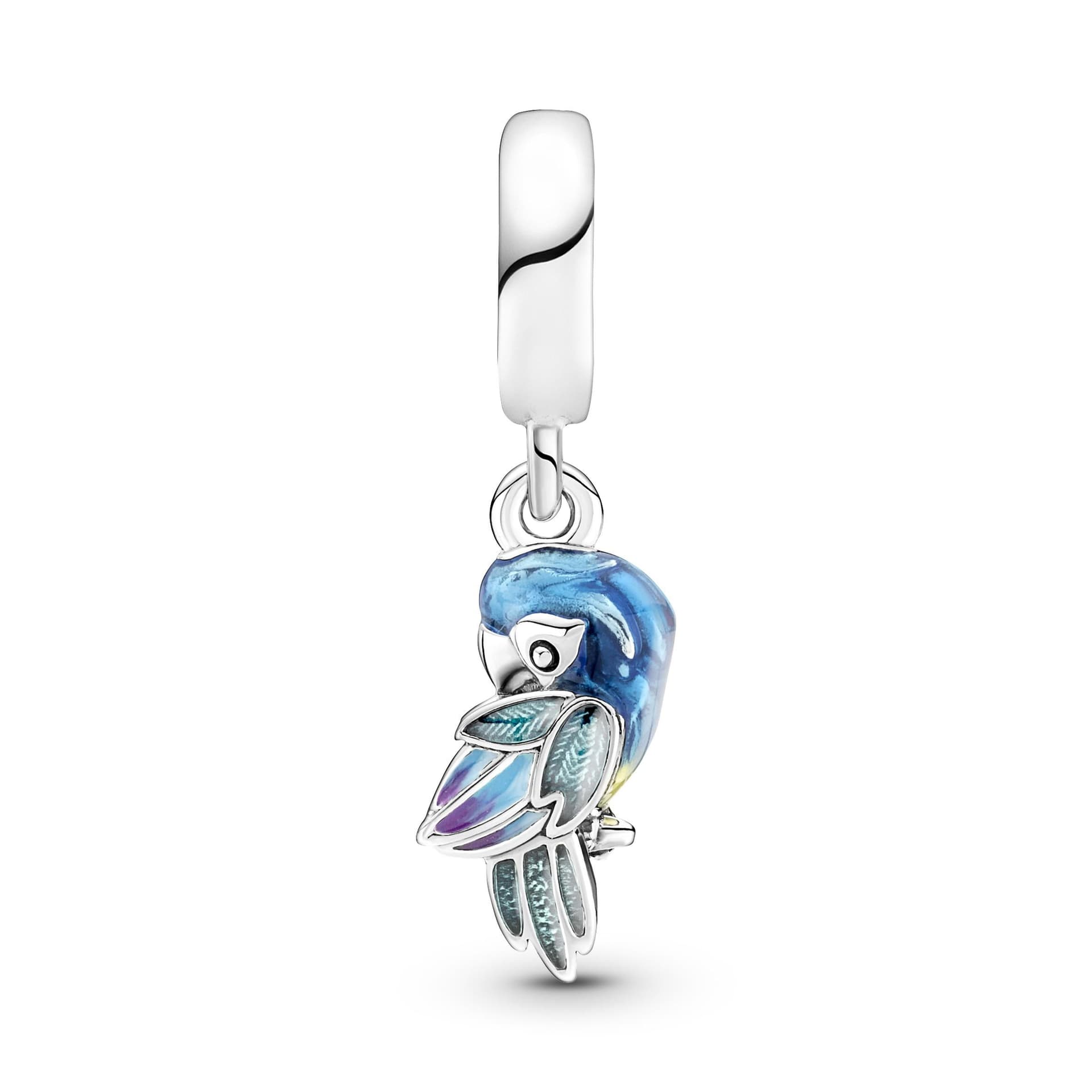 PANDORA - Charm Pendente Pappagallo del Paradiso Rifinito a mano in Bead Charm Alba Gioielli - Casoria, commercioVirtuoso.it
