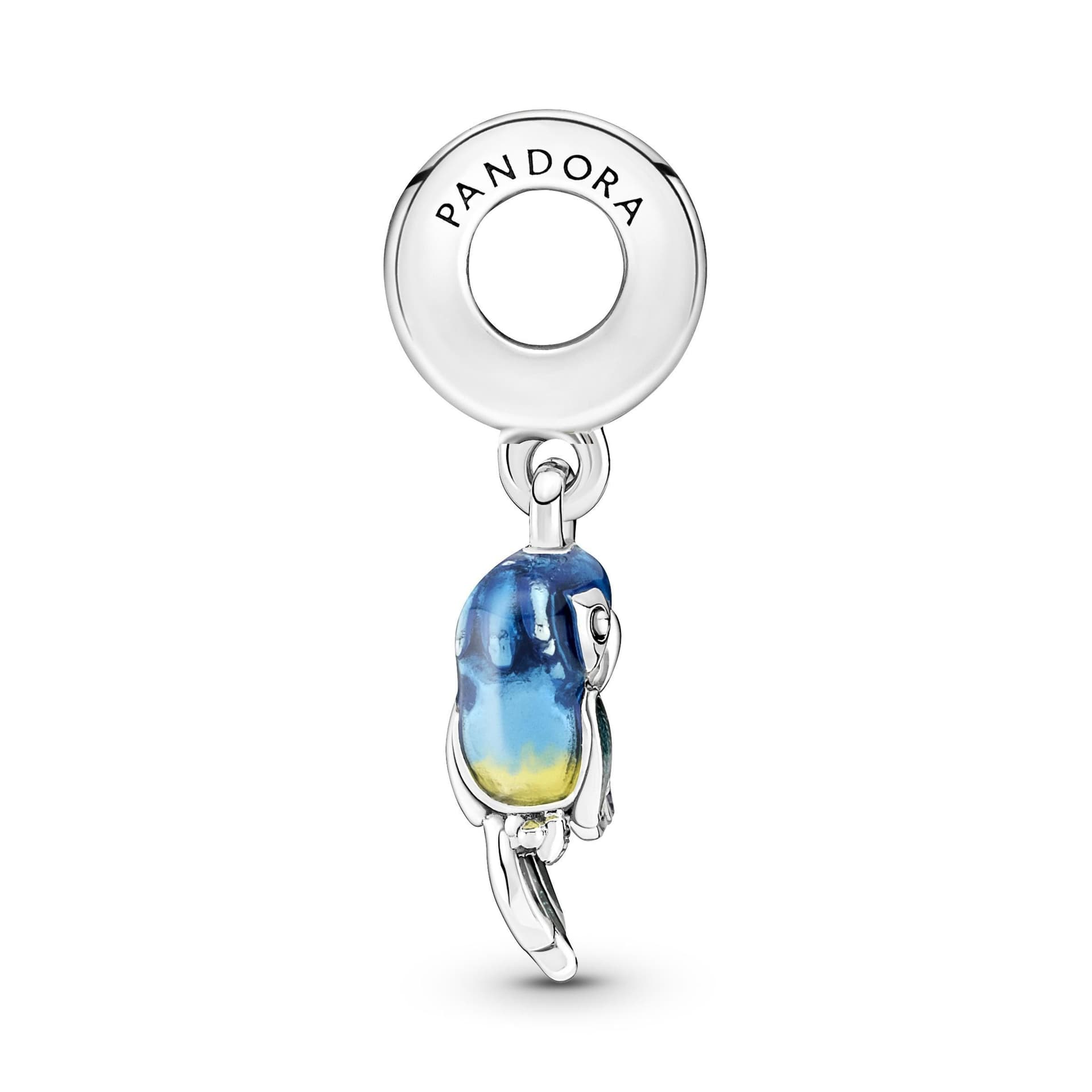 PANDORA - Charm Pendente Pappagallo del Paradiso Rifinito a mano in Bead Charm Alba Gioielli - Casoria, commercioVirtuoso.it