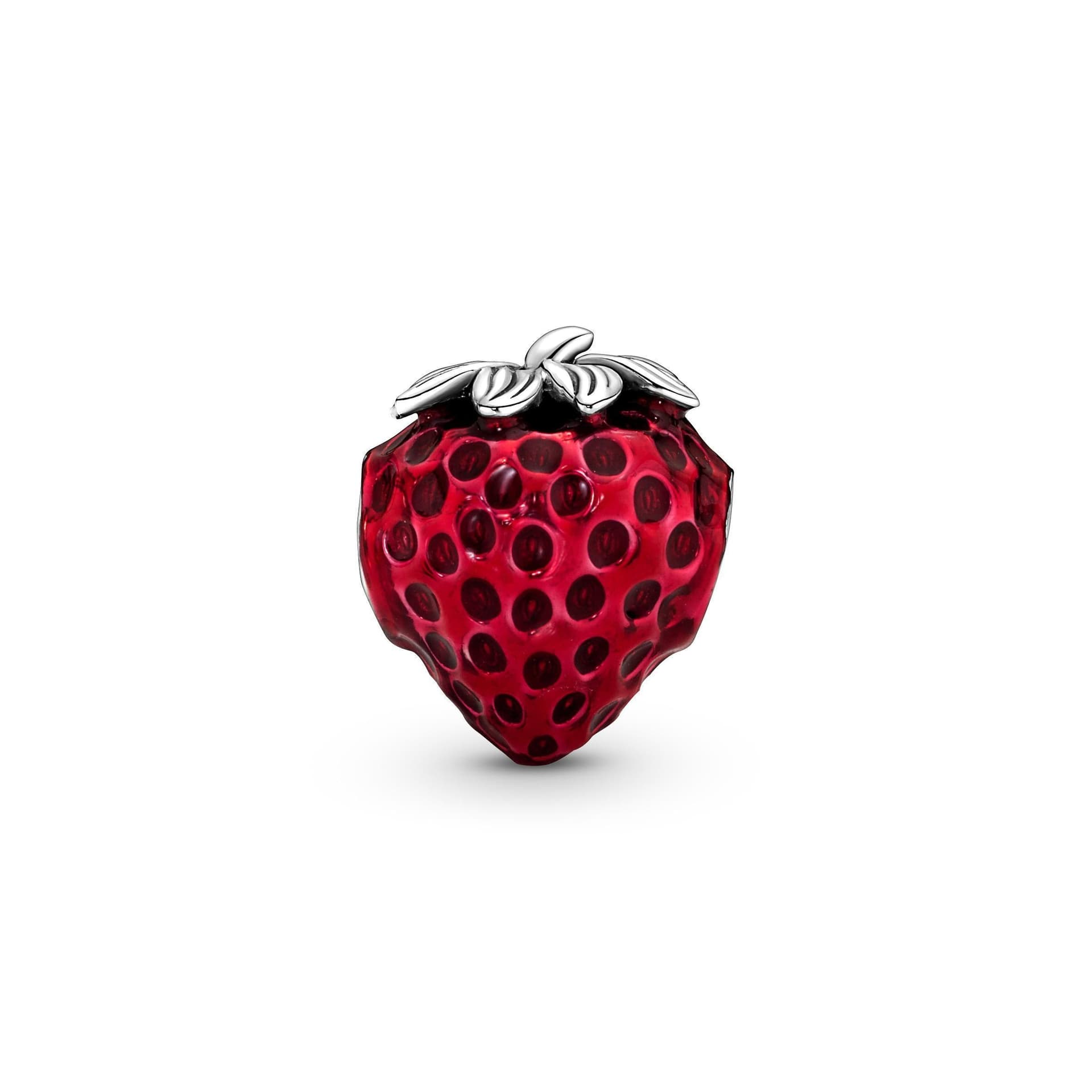 PANDORA - Charm Fragola Rifinito a mano in Bead Charm Alba Gioielli - Casoria, commercioVirtuoso.it
