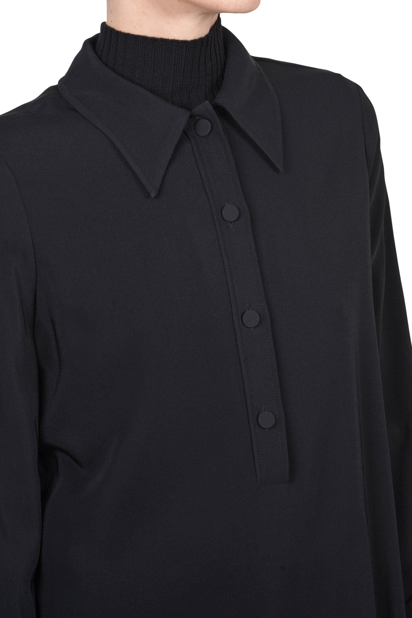 GRIFONI Grifoni - Camicia - 461266 - Nero da donna in Bluse e camicie Drestige - Casamassima, commercioVirtuoso.it