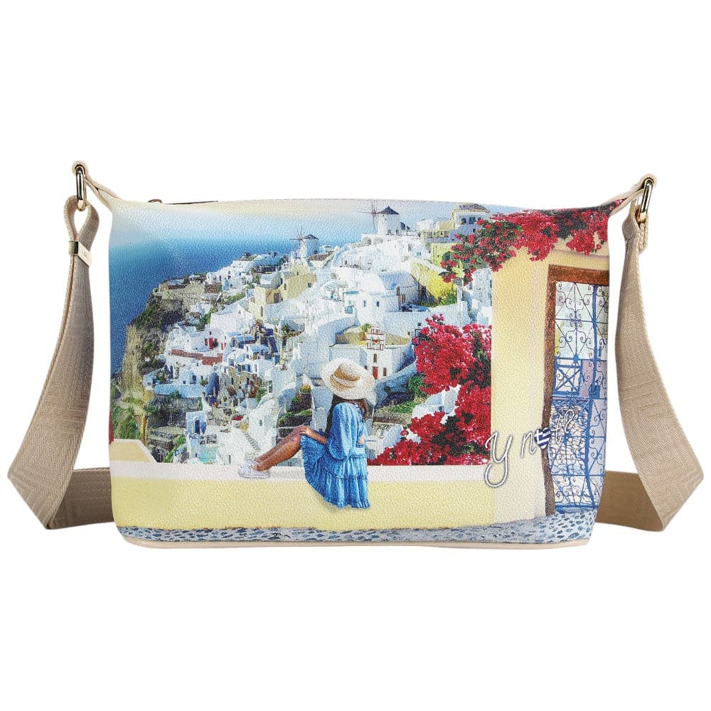 YNot borsa hobo easy stampa Greek Summer YES592S5 Borse YNot