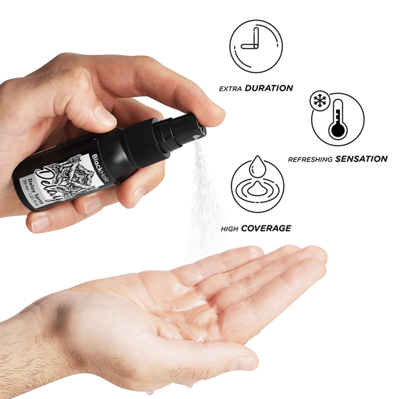 BLACK HOLE - SPRAY RITARDANTE STUDY FORTE 30 ML in Prodotti per virilità e ritardanti Desideria Shop - Latina, commercioVirtuoso.it