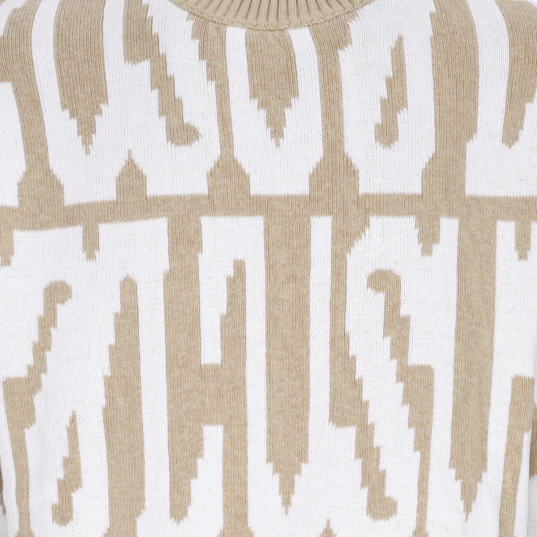 USUAL Maglione Uomo Digi Sweater Sand/white da uomo in Maglioni Drestige - Casamassima, commercioVirtuoso.it