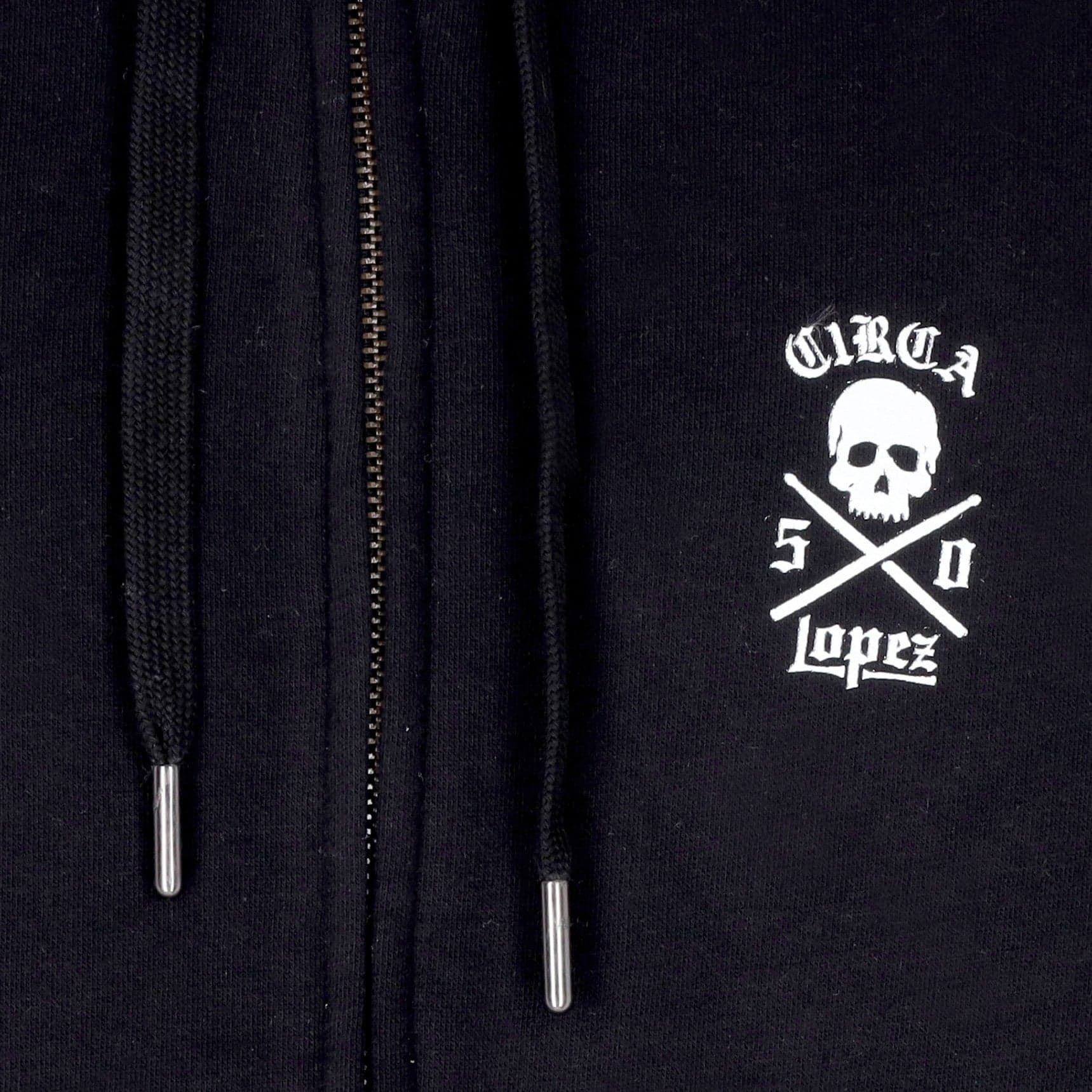 C1RCA Felpa Cappuccio Zip Uomo Lopez 50 Zip Hood Black/white da uomo in Felpe con cappuccio Drestige - Casamassima, commercioVirtuoso.it