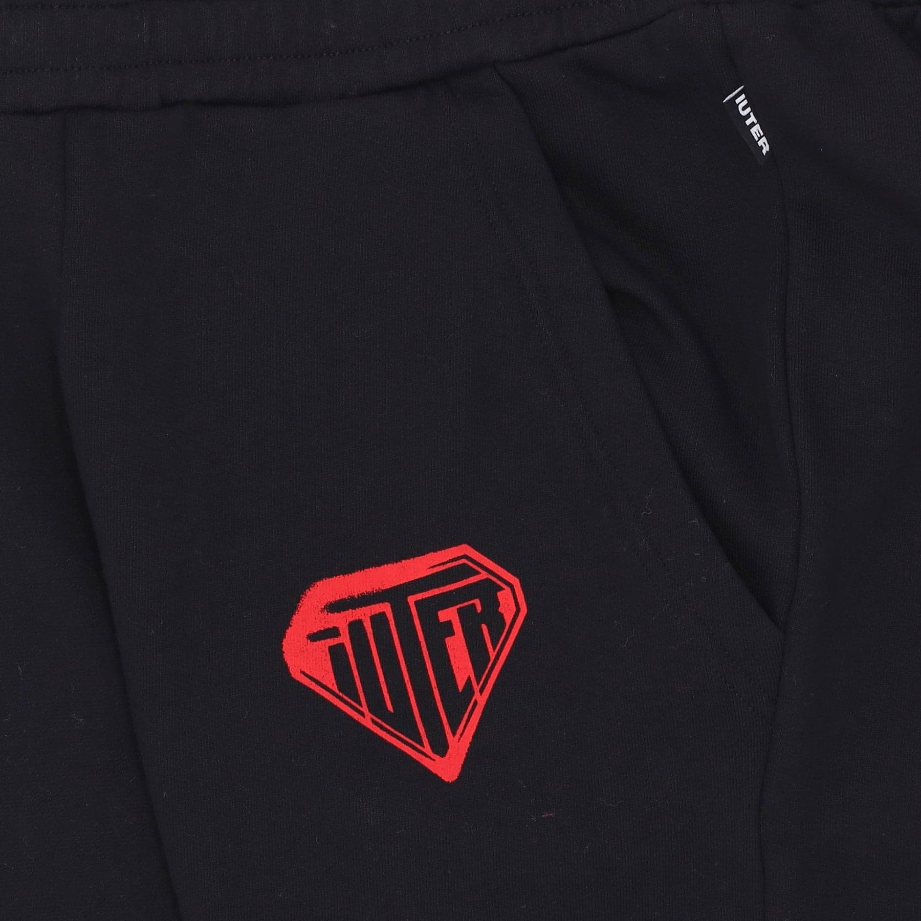 IUTER Pantalone Tuta Felpato Uomo Stencil Sweatpant Black da uomo in Pantaloni sportivi Drestige - Casamassima, commercioVirtuoso.it