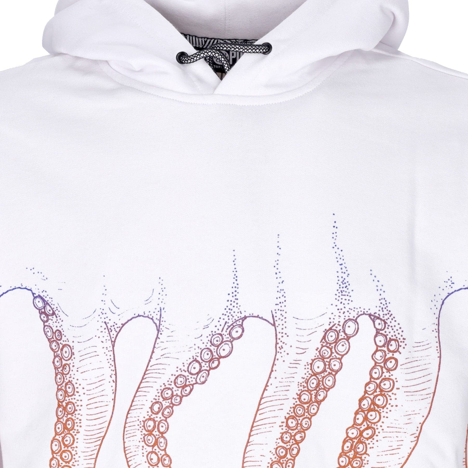 OCTOPUS Felpa Cappuccio Uomo Gradient Hoodie White da uomo in Felpe con cappuccio Drestige - Casamassima, commercioVirtuoso.it