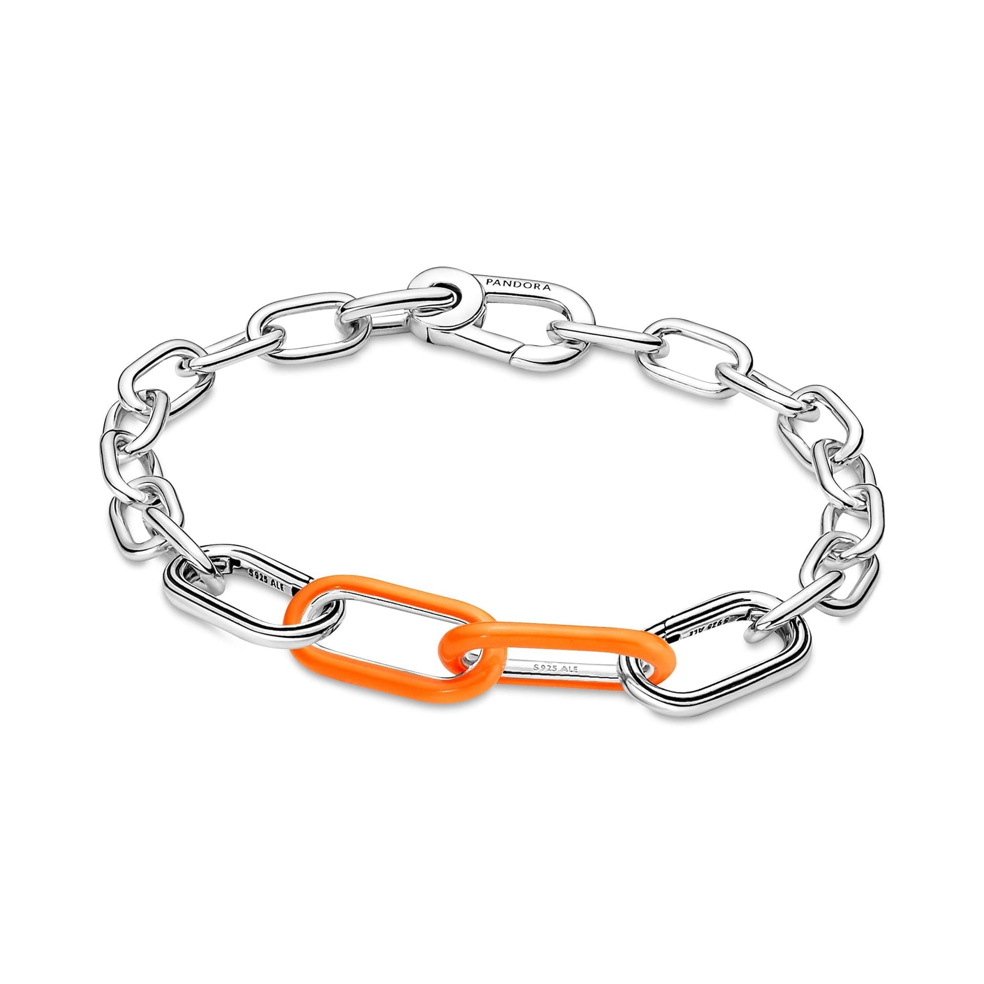 PANDORA - Doppio Link Arancione Pandora ME Rifinito a mano in Bead Charm Alba Gioielli - Casoria, commercioVirtuoso.it