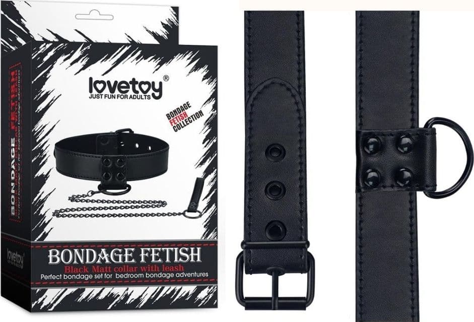 COLLARE LOVETOY CON GUINZAGLIO NERO in Collari standard Sexy Tentazioni - Siracusa, commercioVirtuoso.it