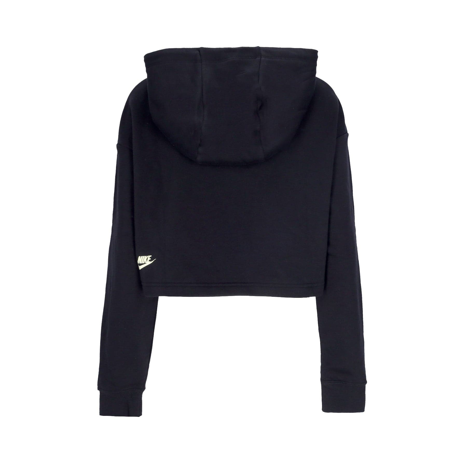 Nike Felpa Cappuccio Corta Donna Sportswear Fleece Pullover Crop Hoodie Black da donna in Felpe con cappuccio Drestige - Casamassima, commercioVirtuoso.it