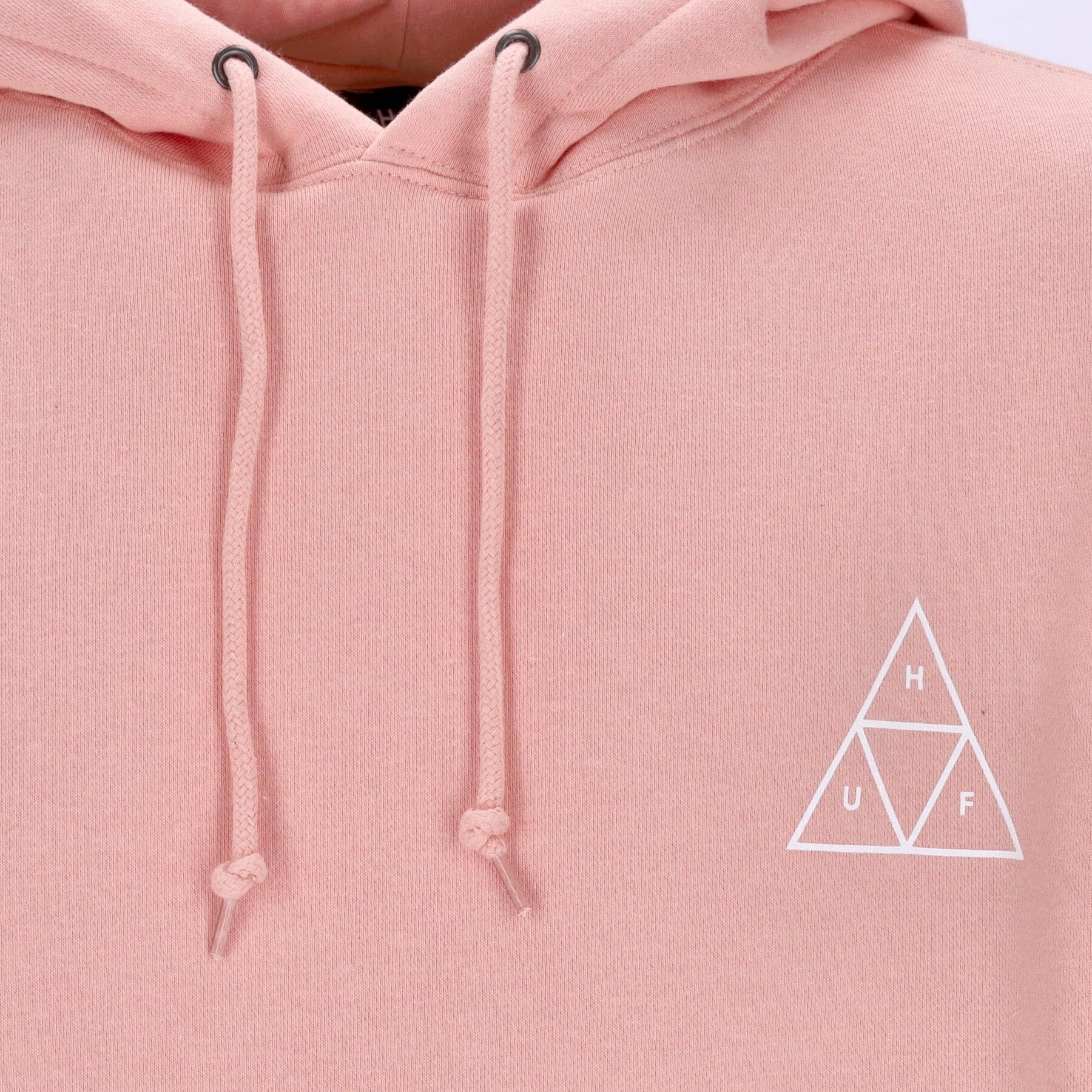 HUF Felpa Cappuccio Uomo Essentials Tt P/o Hoodie Coral Pink da uomo in Felpe con cappuccio Drestige - Casamassima, commercioVirtuoso.it
