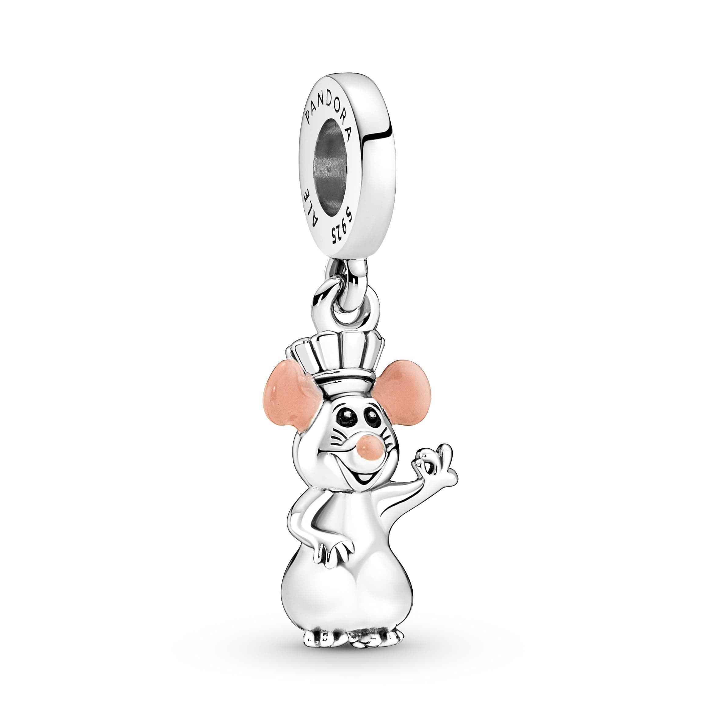 PANDORA -  Charm Pendente Pixar Remy Rifinito a mano