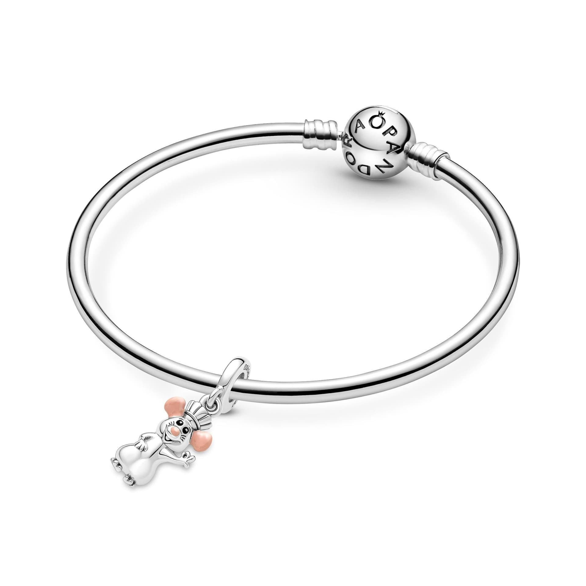 PANDORA -  Charm Pendente Pixar Remy Rifinito a mano in Bead Charm Alba Gioielli - Casoria, commercioVirtuoso.it