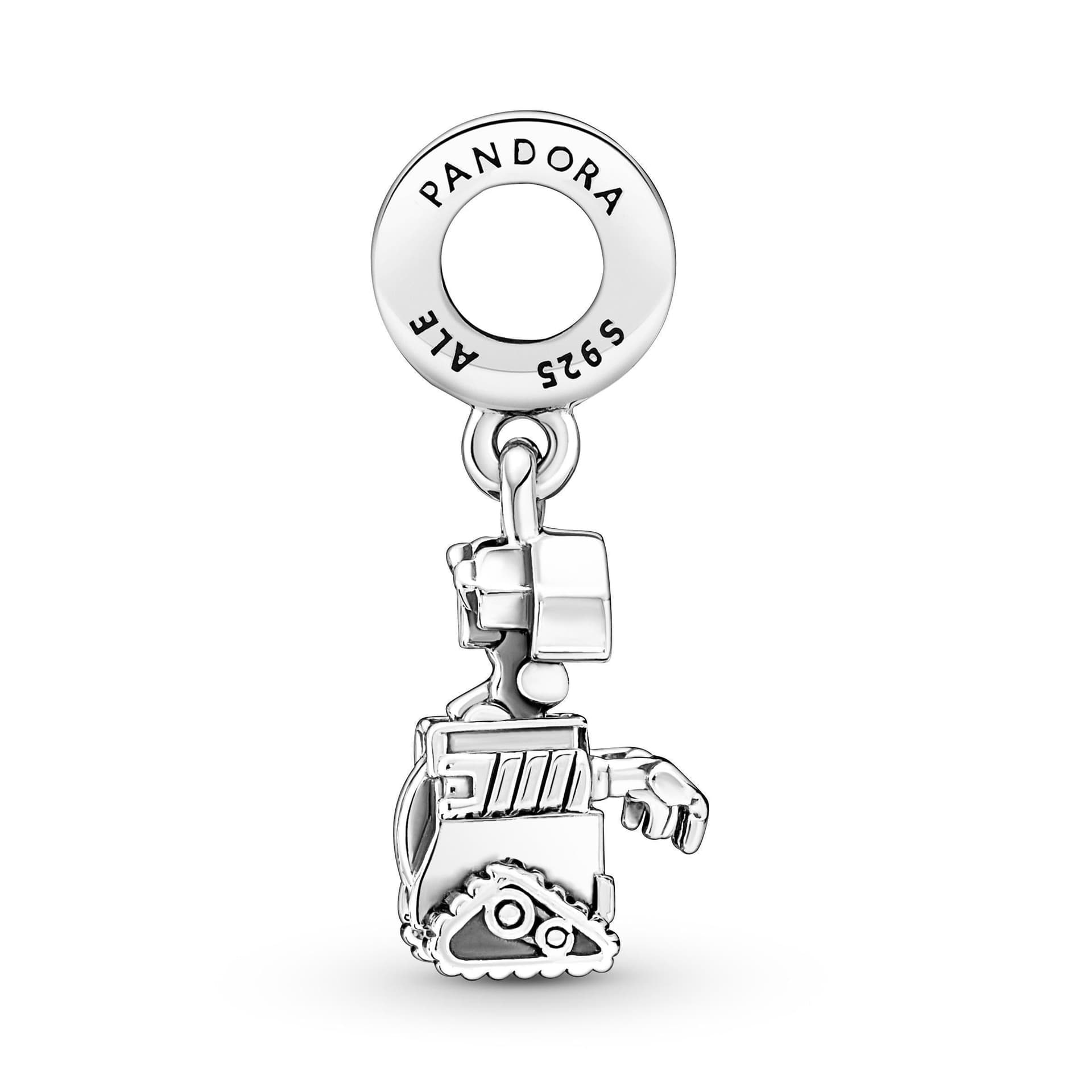 PANDORA -  Charm Pendente Pixar Wall-E Rifinito a mano in Bead Charm Alba Gioielli - Casoria, commercioVirtuoso.it