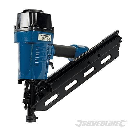 Puntatrice Chiodatrice ad aria lavoro pneumatica 90 mm Calibro 10-12 Silverline