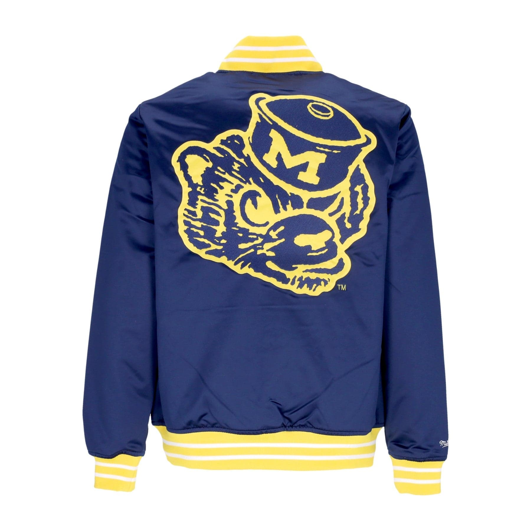 MITCHELL &amp; NESS Giubbotto Bomber Uomo Ncaa Heavyweight Satin Jacket Micwol Original Team Colors da uomo in Giacche Drestige - Casamassima, commercioVirtuoso.it