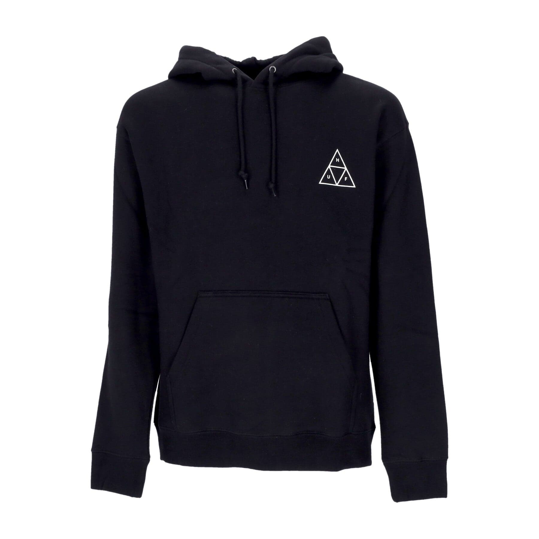 HUF Felpa Cappuccio Uomo Essentials Tt P/o Hoodie Black da uomo in Felpe con cappuccio Drestige - Casamassima, commercioVirtuoso.it