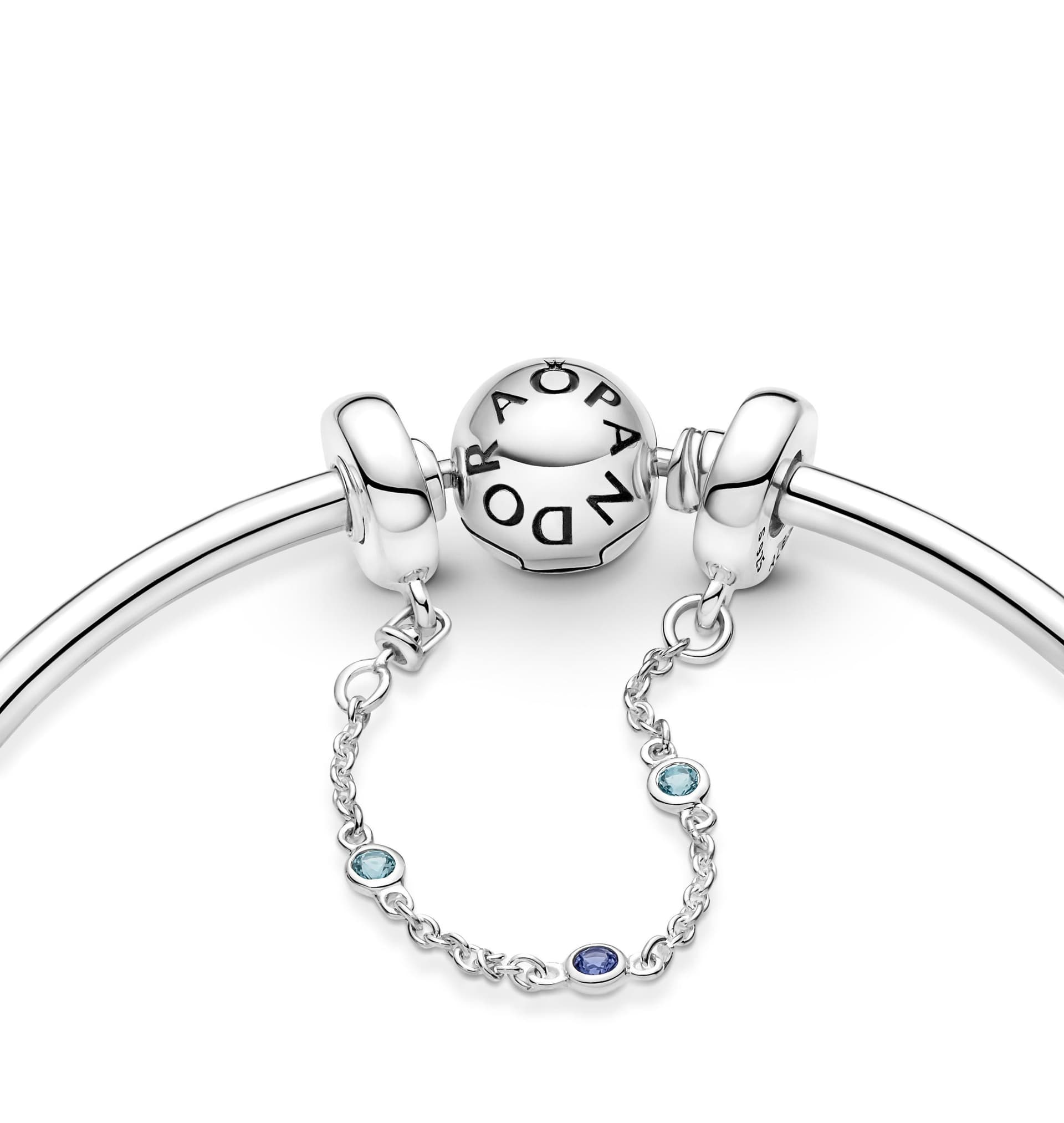 PANDORA - Catena di Sicurezza Pietre Blu Rifinito a mano in Bead Charm Alba Gioielli - Casoria, commercioVirtuoso.it