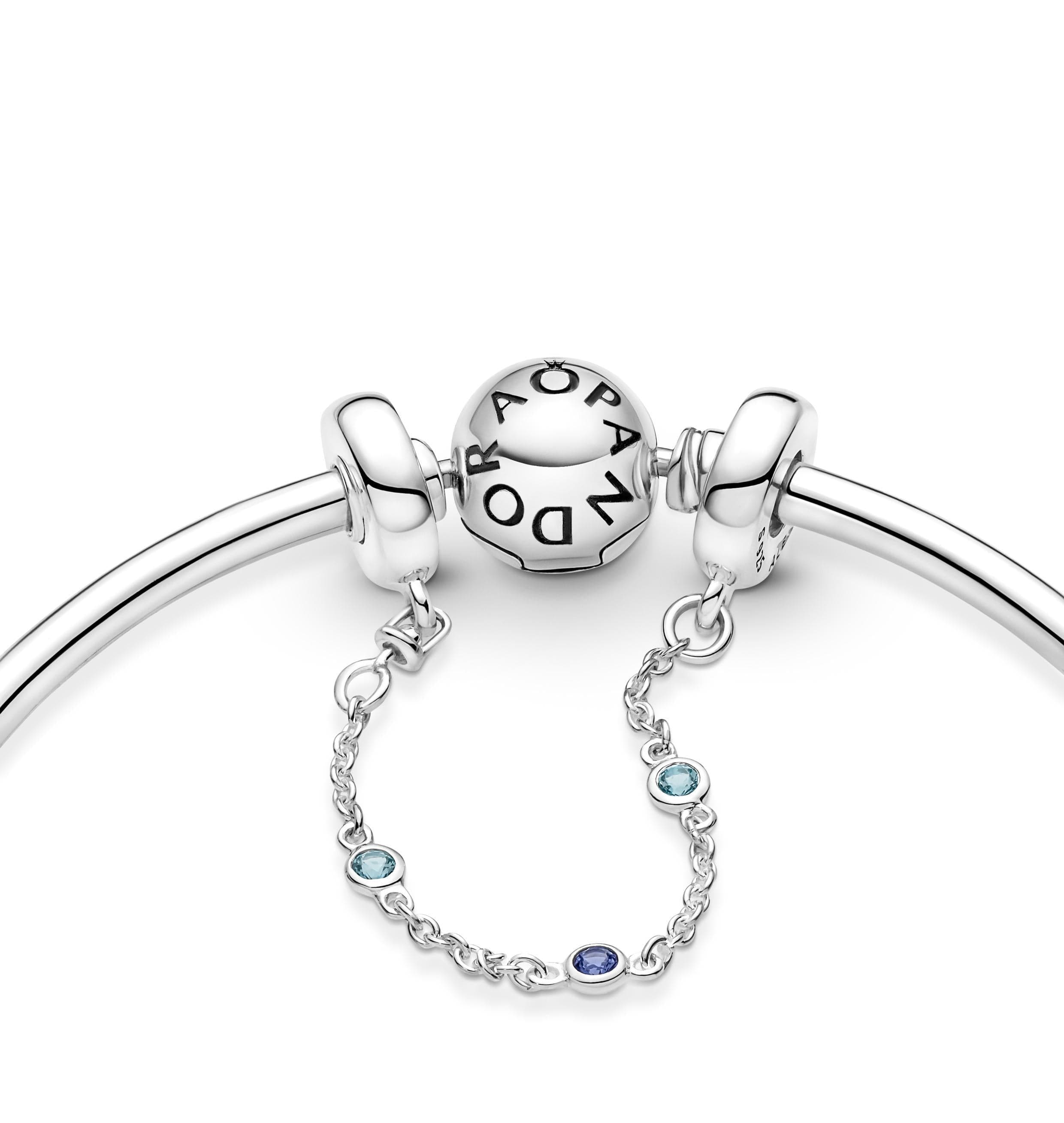 PANDORA - Catena di Sicurezza Pietre Blu Rifinito a mano in Bead Charm Alba Gioielli - Casoria, commercioVirtuoso.it