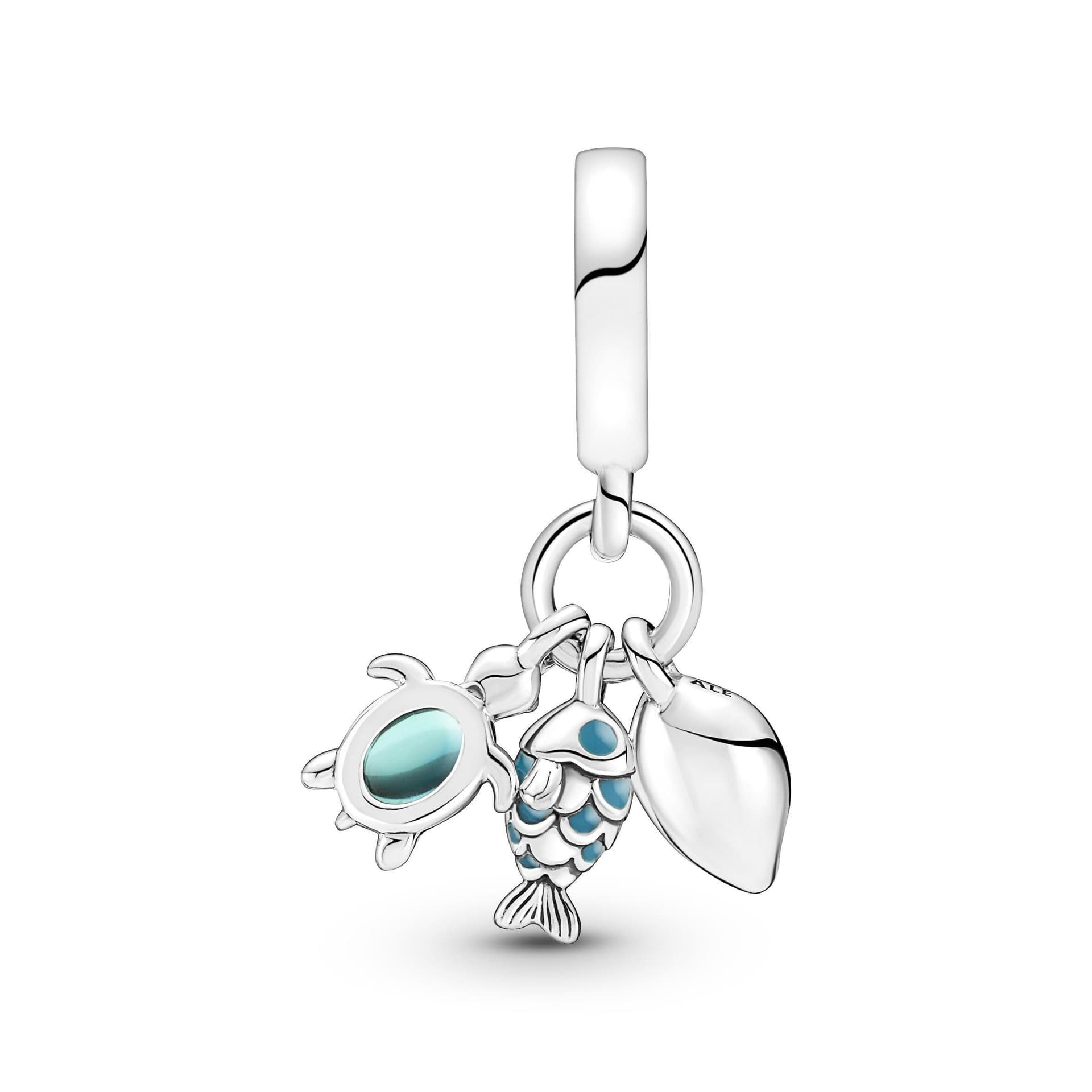 Pandora - Charm Pendente Pesciolino, Tartaruga Marina e Conchiglia in Argento in Bead Charm Alba Gioielli - Casoria, commercioVirtuoso.it