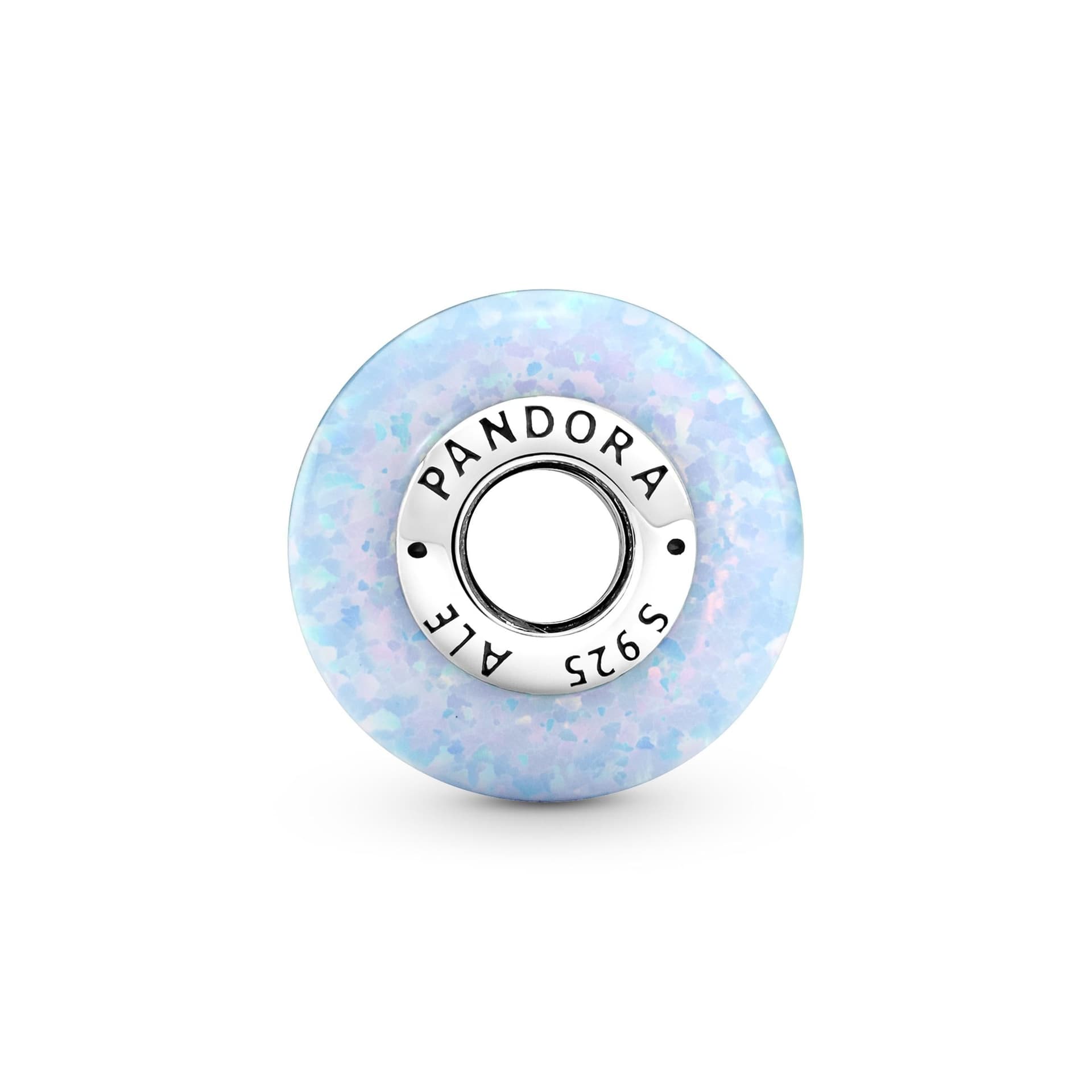 PANDORA - Charm Opale Oceano Blu Rifinito a mano in Bead Charm Alba Gioielli - Casoria, commercioVirtuoso.it