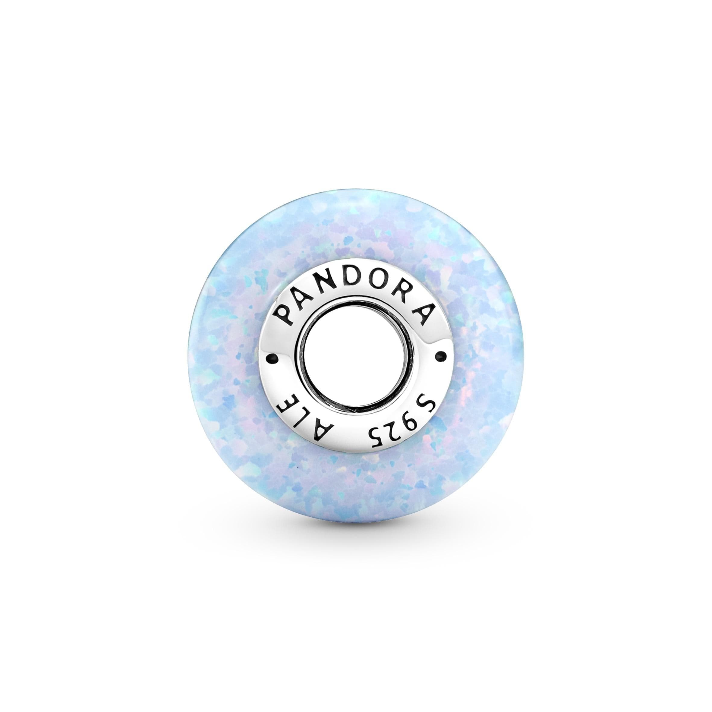 PANDORA - Charm Opale Oceano Blu Rifinito a mano in Bead Charm Alba Gioielli - Casoria, commercioVirtuoso.it