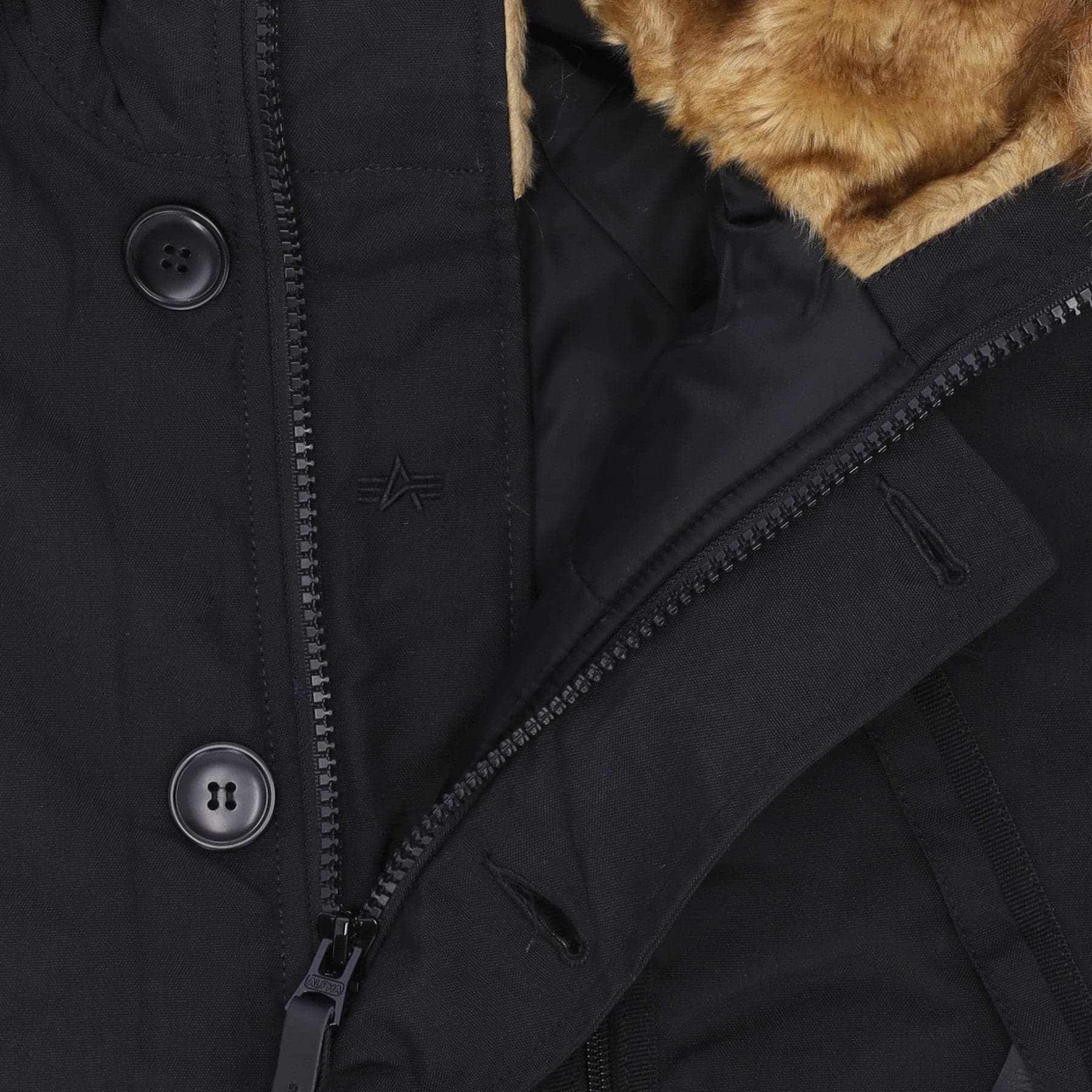 ALPHA INDUSTRIES Giaccone Lungo Uomo Polar Jacket Black da uomo in Giacche Drestige - Casamassima, commercioVirtuoso.it
