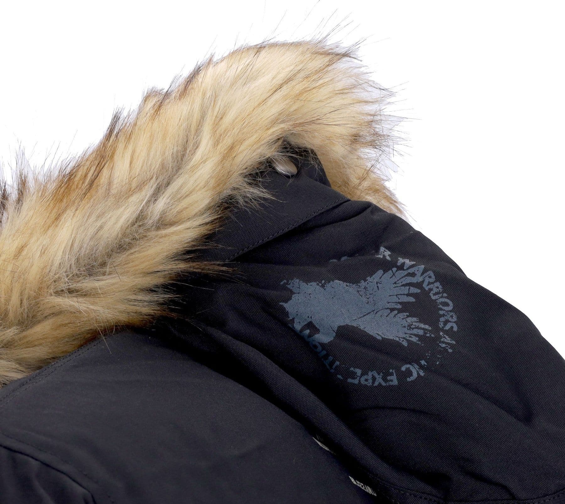 ALPHA INDUSTRIES Giaccone Lungo Uomo Polar Jacket Black da uomo in Giacche Drestige - Casamassima, commercioVirtuoso.it